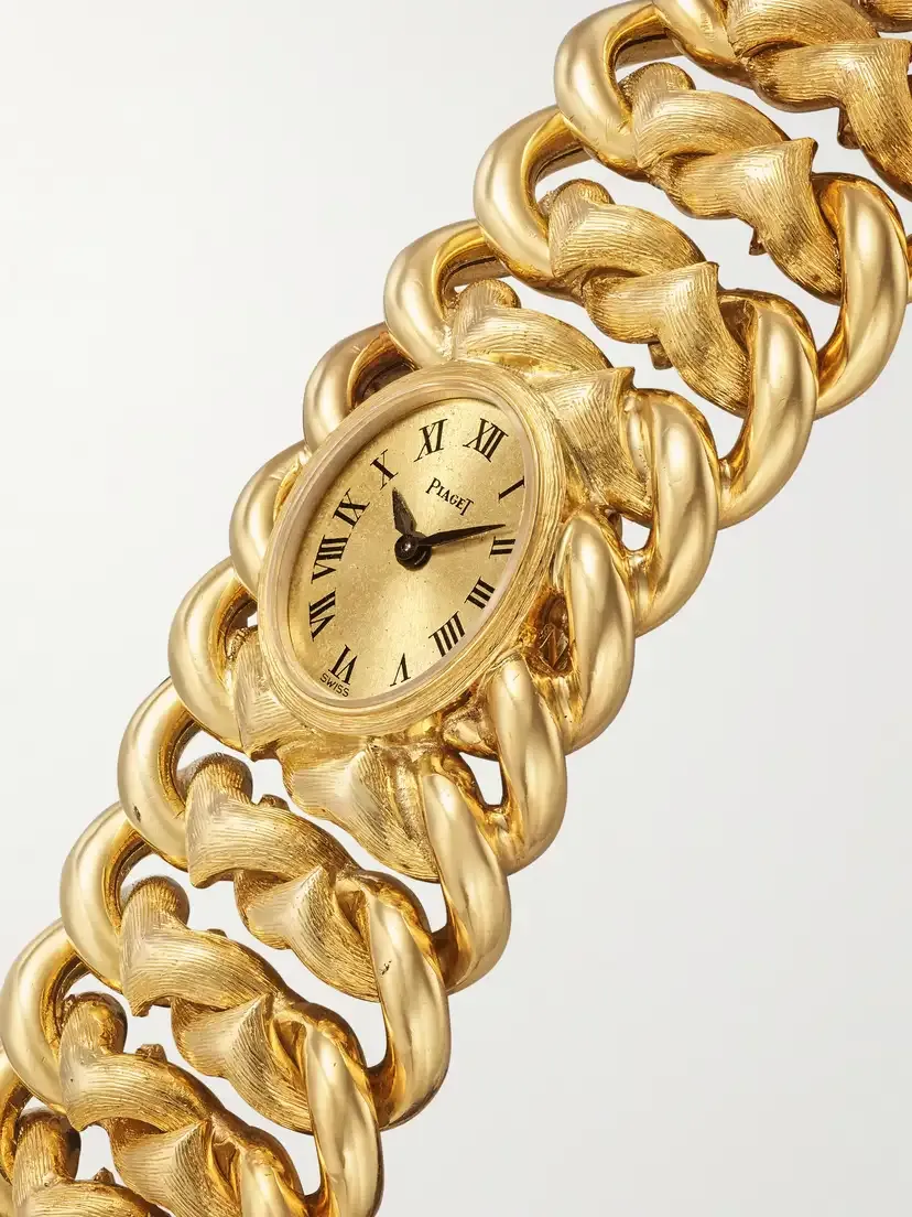 Stephanie Windsor + Hermès And Piaget Vintage 1969 Hand-wound 18-karat Gold Watch, Ref. 3771d67 (7.5” Wrist) | Thumbnail 3 Stephanie Windsor + Hermès And Piaget Vintage 1969 Hand-wound 18-karat Gold Watch, Ref. 3771d67 (7.5” Wrist) | Thumbnail 3