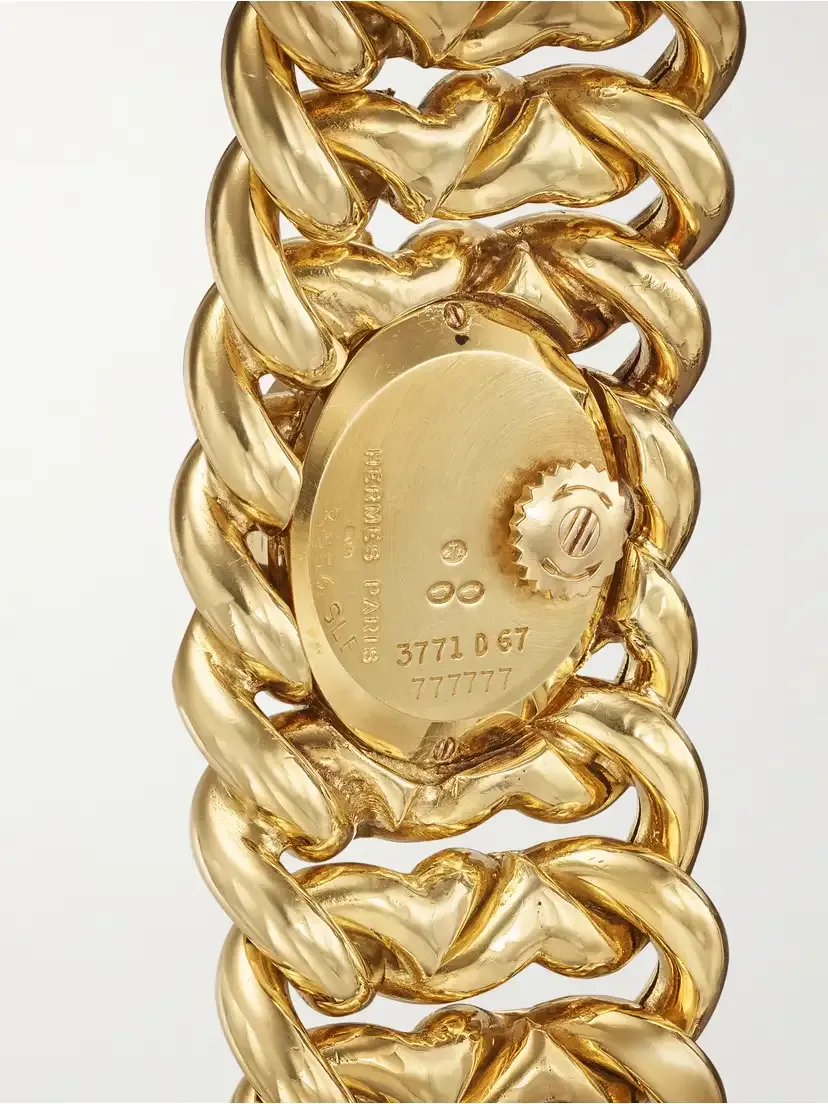 Stephanie Windsor + Hermès And Piaget Vintage 1969 Hand-wound 18-karat Gold Watch, Ref. 3771d67 (7.5” Wrist) | Thumbnail 4 Stephanie Windsor + Hermès And Piaget Vintage 1969 Hand-wound 18-karat Gold Watch, Ref. 3771d67 (7.5” Wrist) | Thumbnail 4