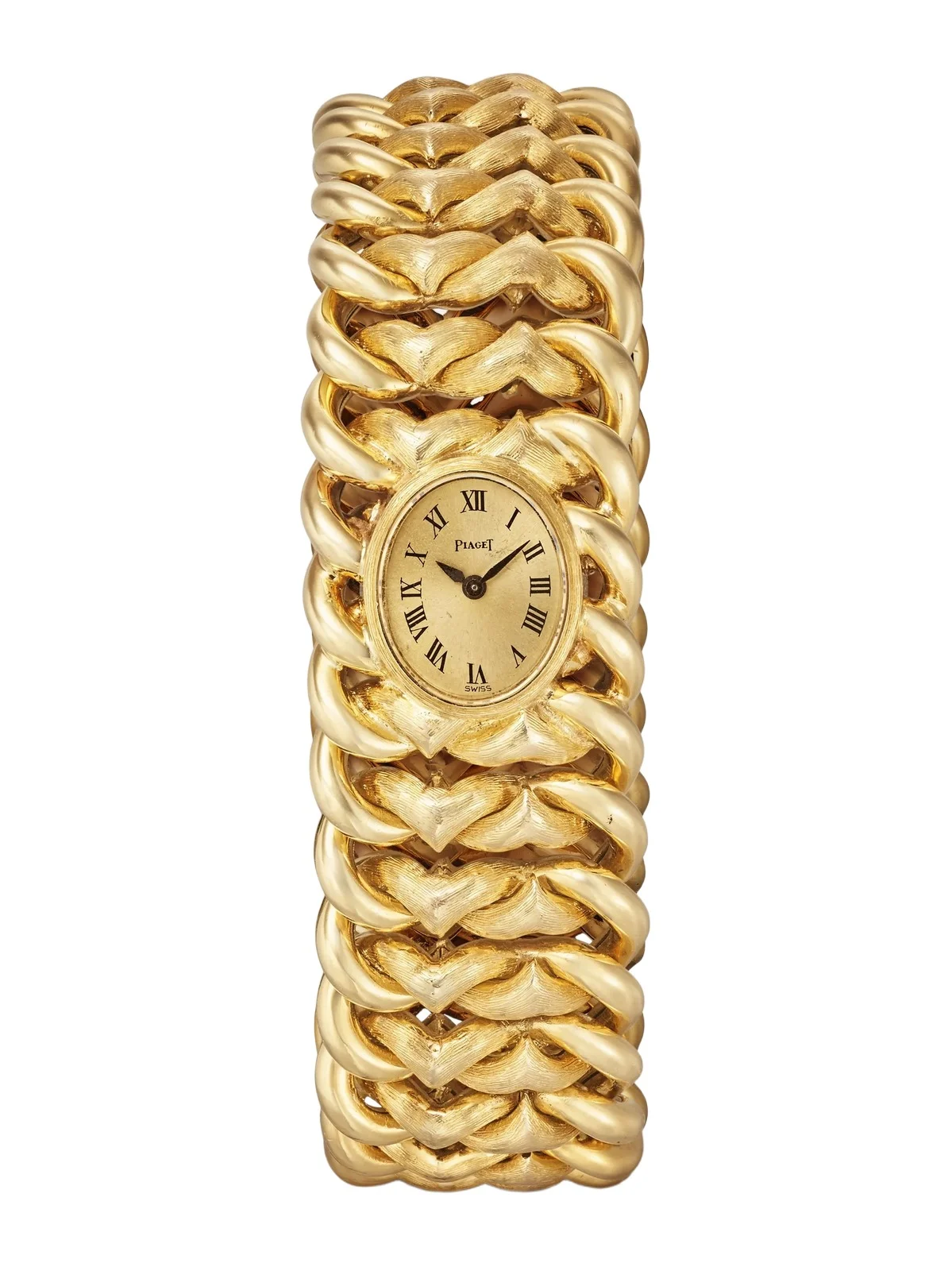 Stephanie Windsor + Hermès And Piaget Vintage 1969 Hand-wound 18-karat Gold Watch, Ref. 3771d67 (7.5” Wrist)