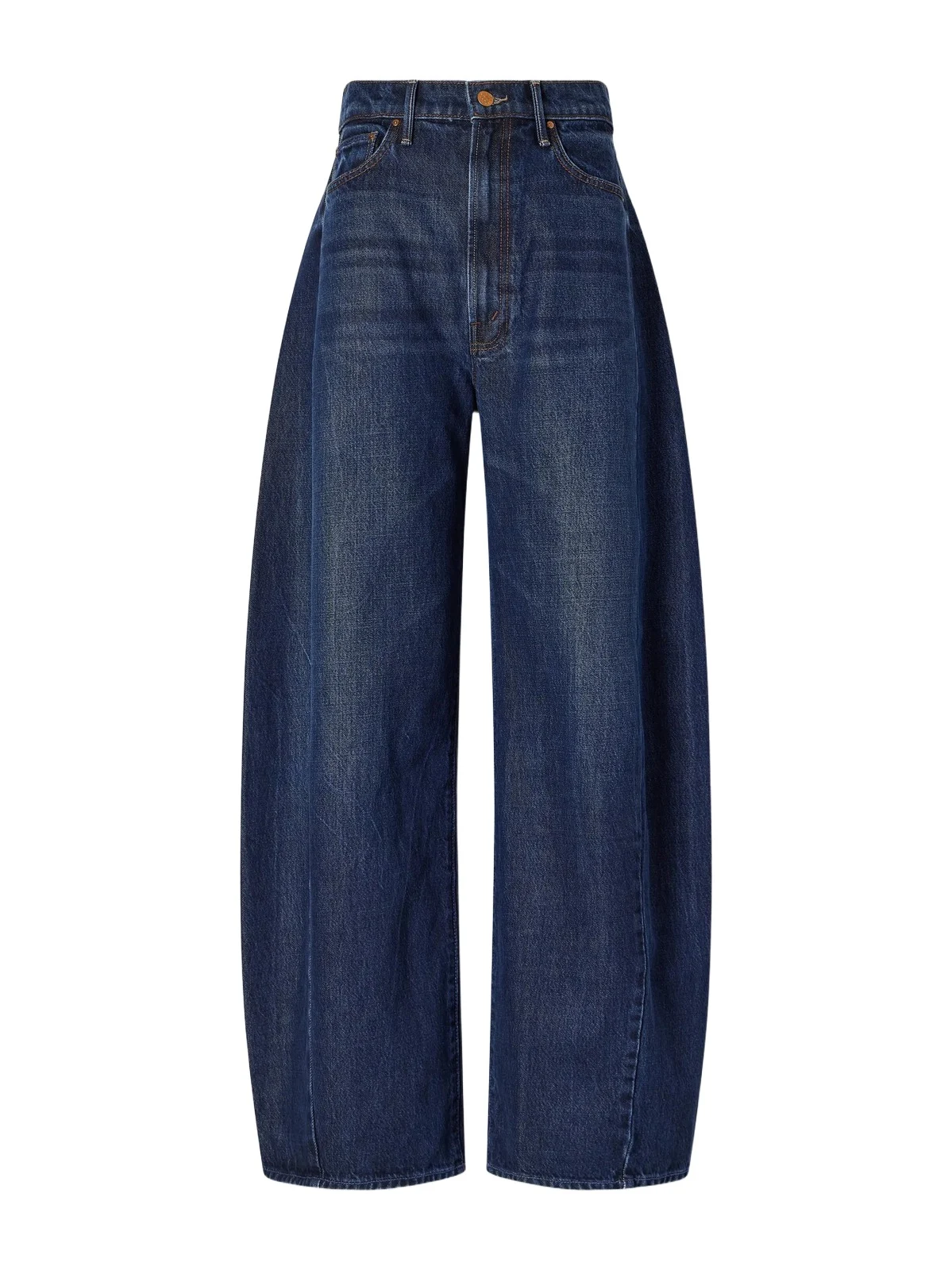 Mother The Spoonful Nerdy Mid-rise Barrel-leg Jeans