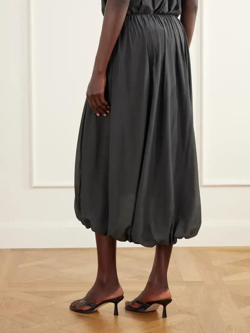 St. Agni Balloon Gathered Chiffon Midi Skirt | Thumbnail 4 St. Agni Balloon Gathered Chiffon Midi Skirt | Thumbnail 4