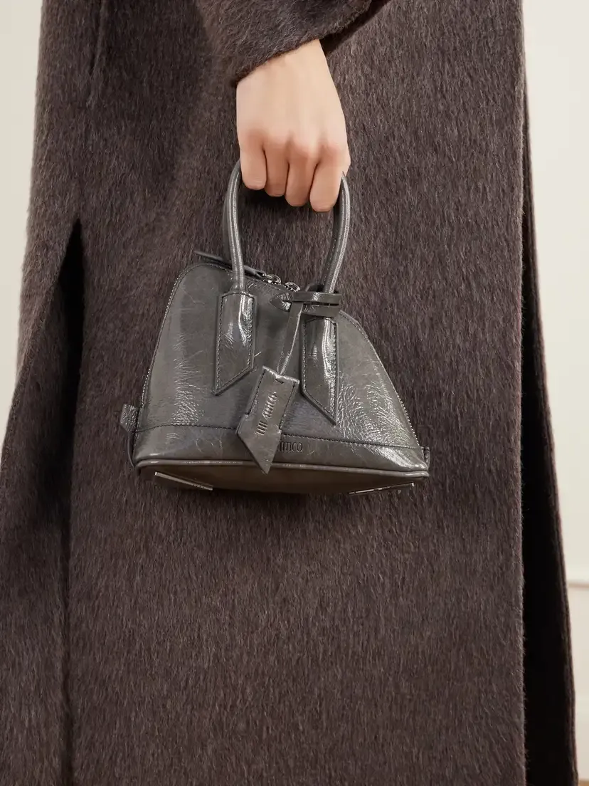 The Attico Sant Ambroeus Croc-effect Leather Top-handle Bag | Thumbnail 2 The Attico Sant Ambroeus Croc-effect Leather Top-handle Bag | Thumbnail 2