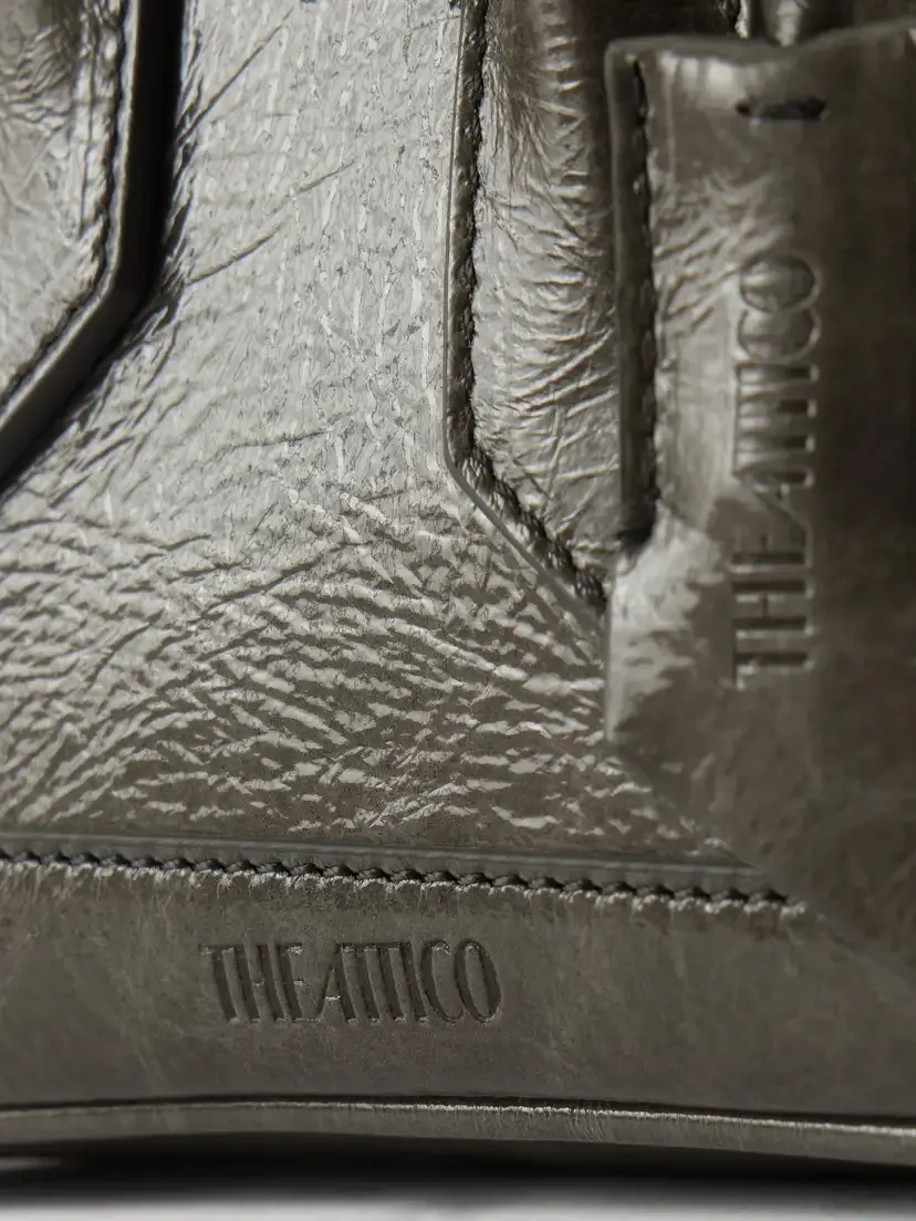 The Attico Sant Ambroeus Croc-effect Leather Top-handle Bag | Thumbnail 5 The Attico Sant Ambroeus Croc-effect Leather Top-handle Bag | Thumbnail 5