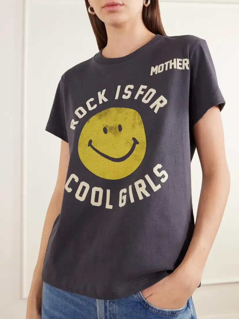 Mother Boxy Goodie Goodie Printed Cotton-jersey T-shirt | Thumbnail 5 Mother Boxy Goodie Goodie Printed Cotton-jersey T-shirt | Thumbnail 5
