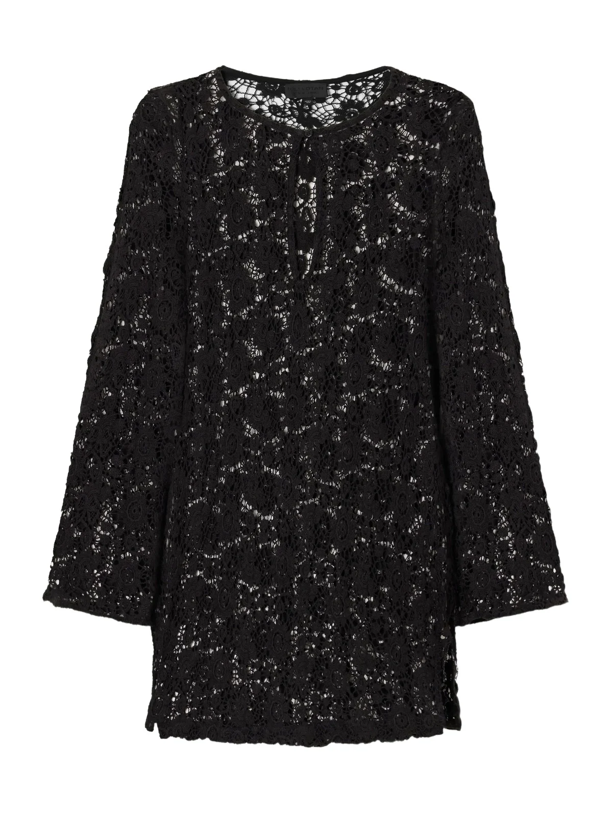 Nili Lotan Cora Cotton Crochet-knit Mini Dress