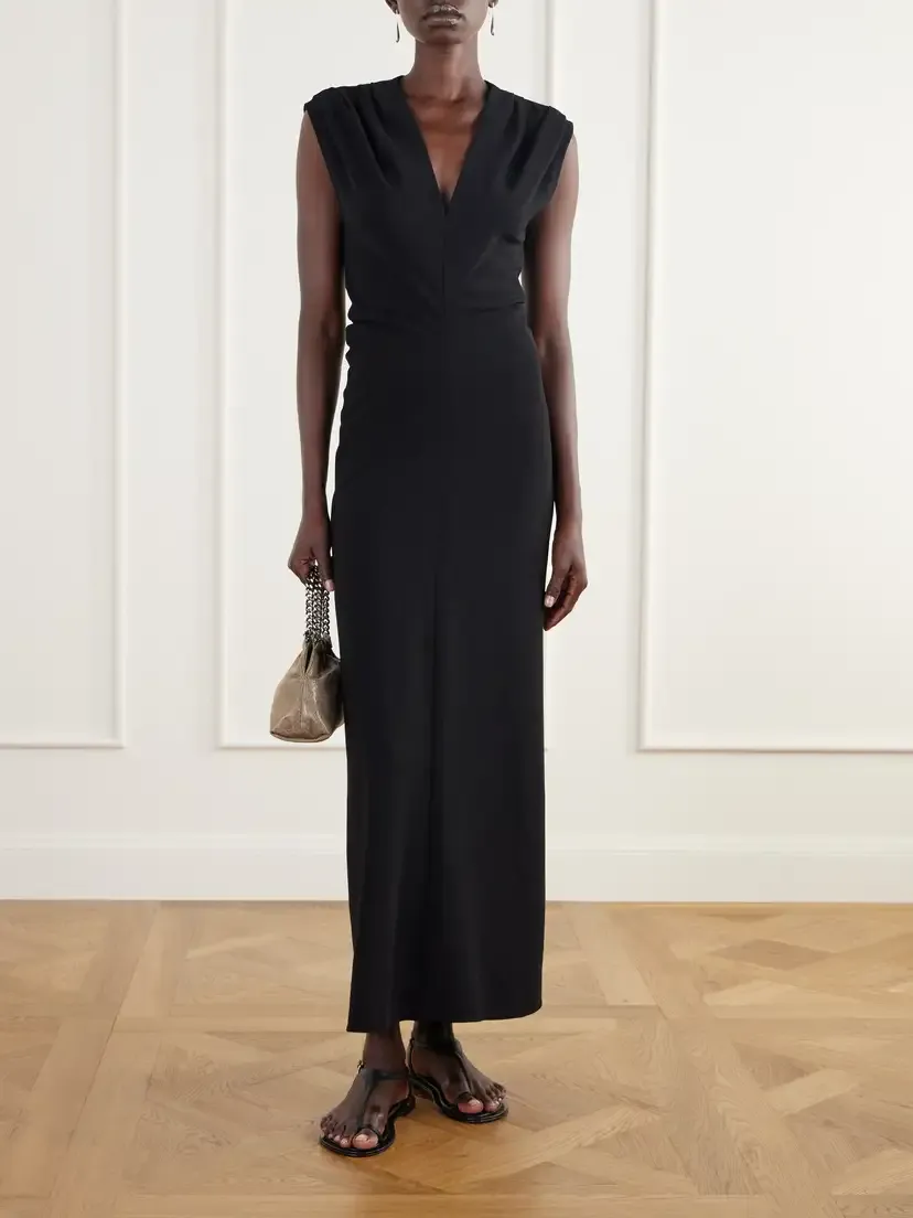 Proenza Schouler Gunta Crepe Maxi Dress | Thumbnail 2 Proenza Schouler Gunta Crepe Maxi Dress | Thumbnail 2
