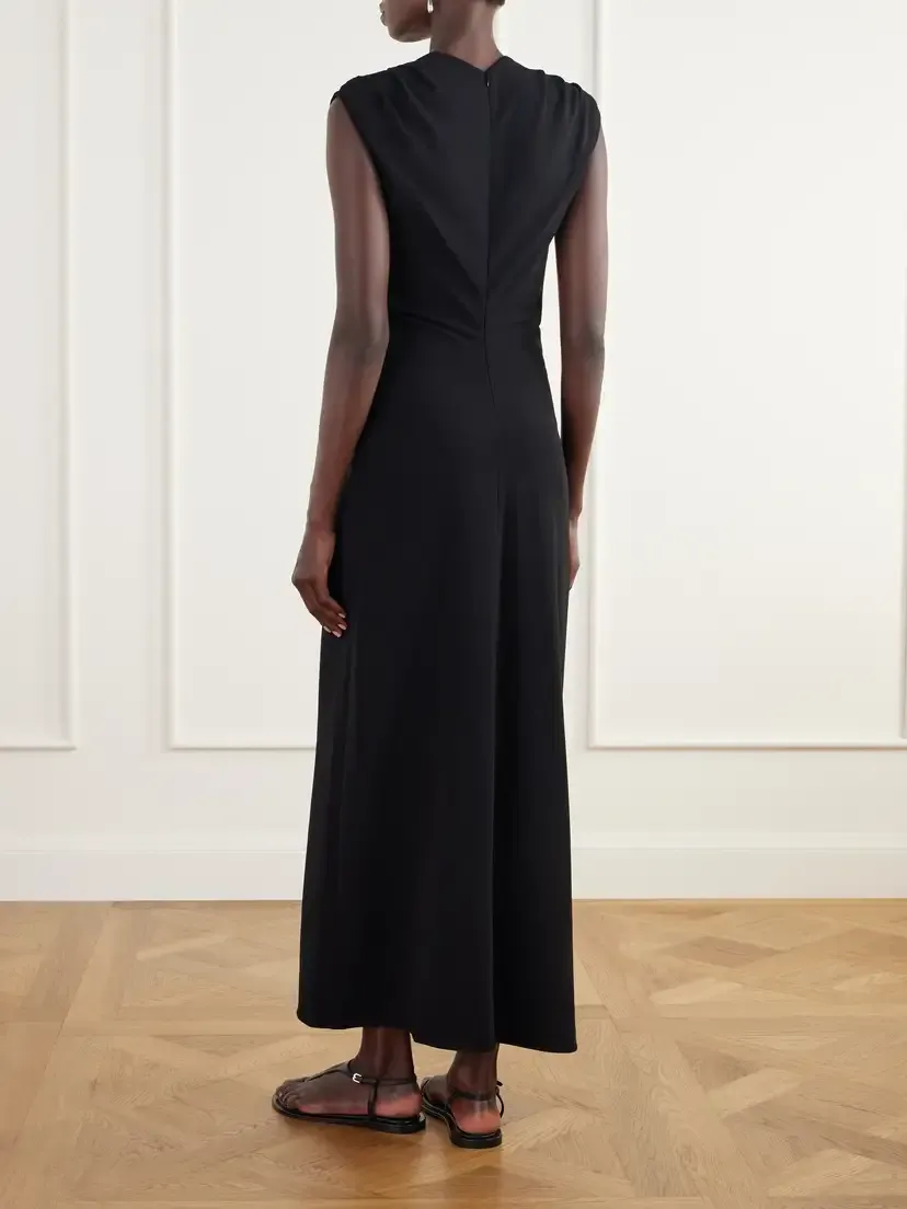 Proenza Schouler Gunta Crepe Maxi Dress | Thumbnail 3 Proenza Schouler Gunta Crepe Maxi Dress | Thumbnail 3
