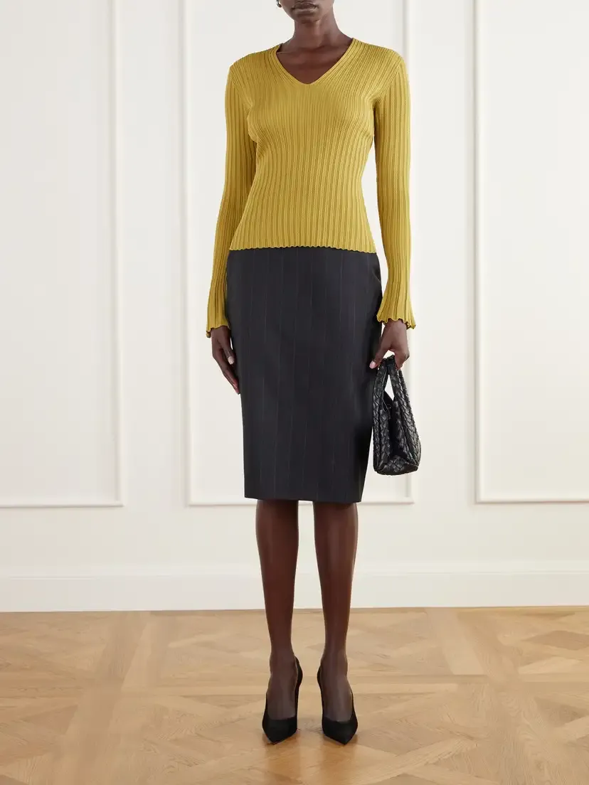 Proenza Schouler Roux Ribbed Top | Thumbnail 2 Proenza Schouler Roux Ribbed Top | Thumbnail 2