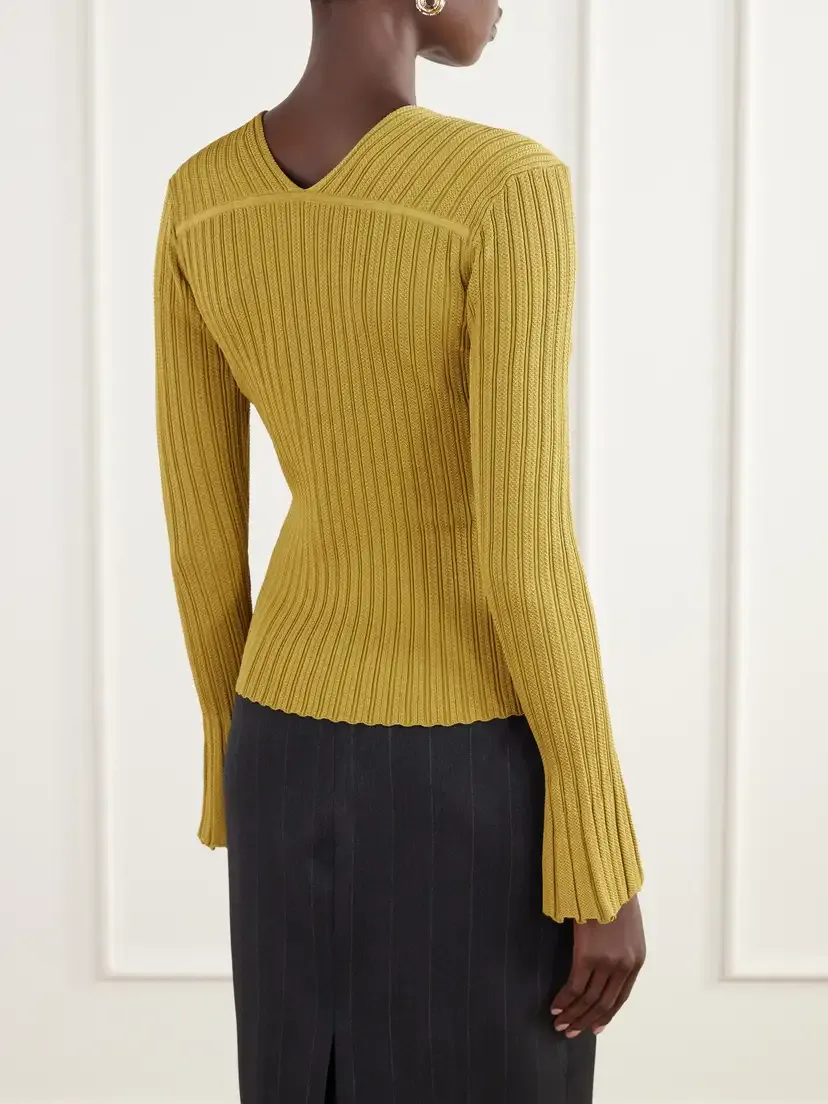 Proenza Schouler Roux Ribbed Top | Thumbnail 4 Proenza Schouler Roux Ribbed Top | Thumbnail 4