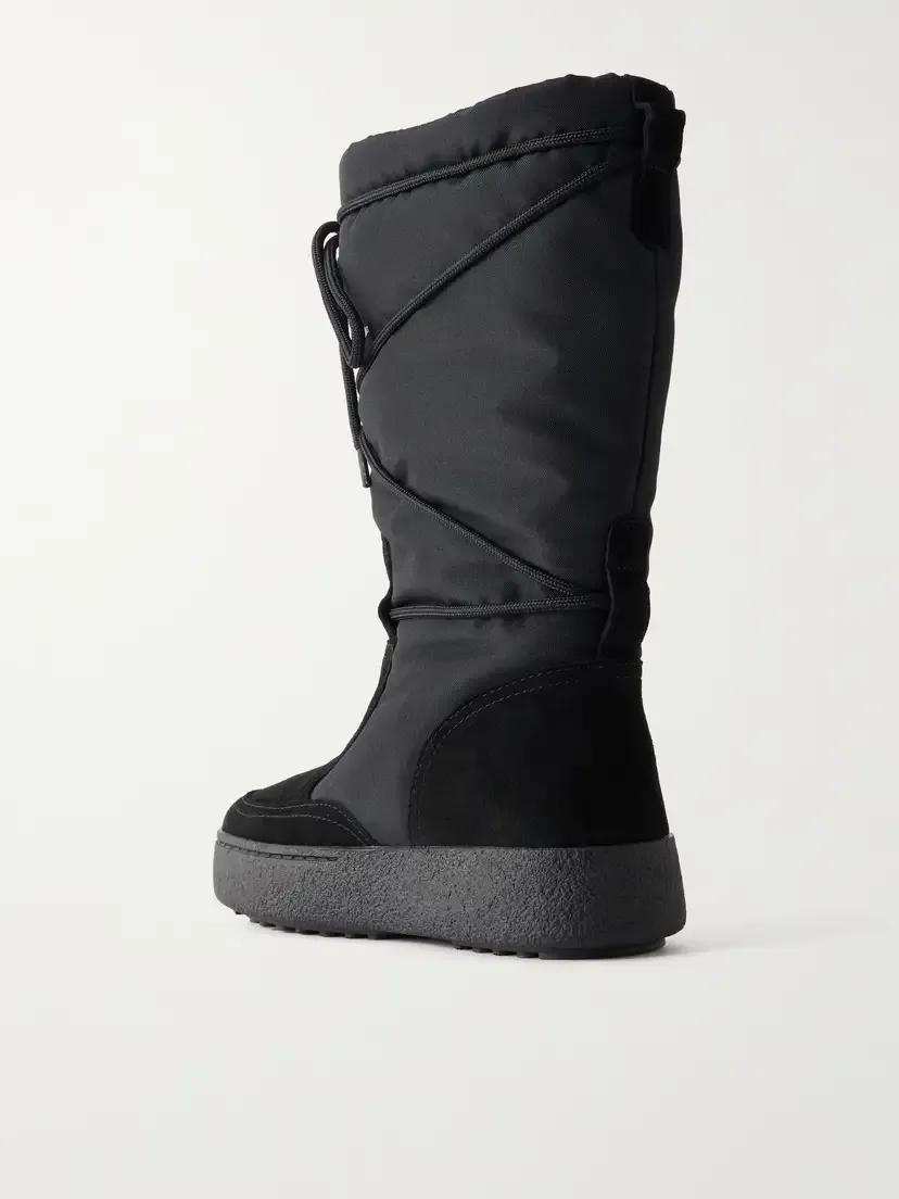 Moon Boot Ltrack Legacy Suede-trimmed Nylon Knee Boots | Thumbnail 3 Moon Boot Ltrack Legacy Suede-trimmed Nylon Knee Boots | Thumbnail 3
