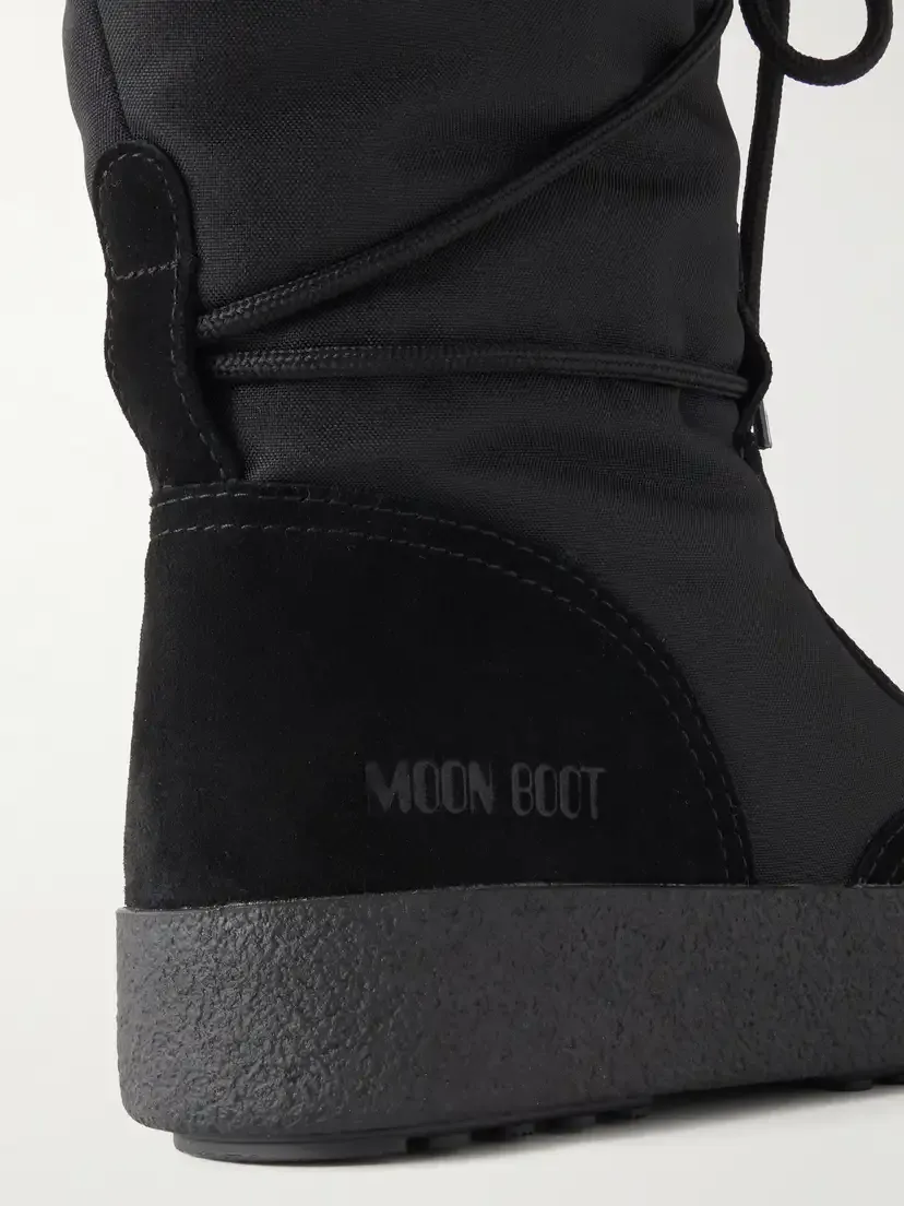 Moon Boot Ltrack Legacy Suede-trimmed Nylon Knee Boots | Thumbnail 5 Moon Boot Ltrack Legacy Suede-trimmed Nylon Knee Boots | Thumbnail 5