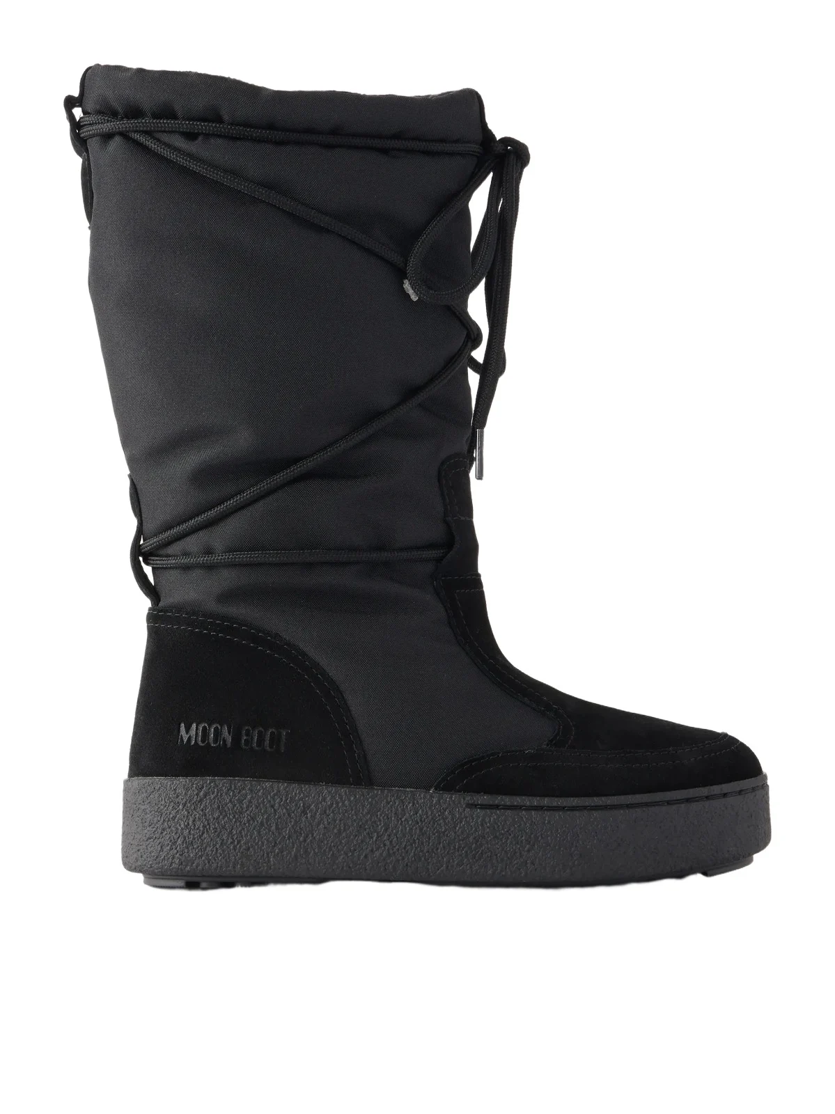 Moon Boot Ltrack Legacy Suede-trimmed Nylon Knee Boots