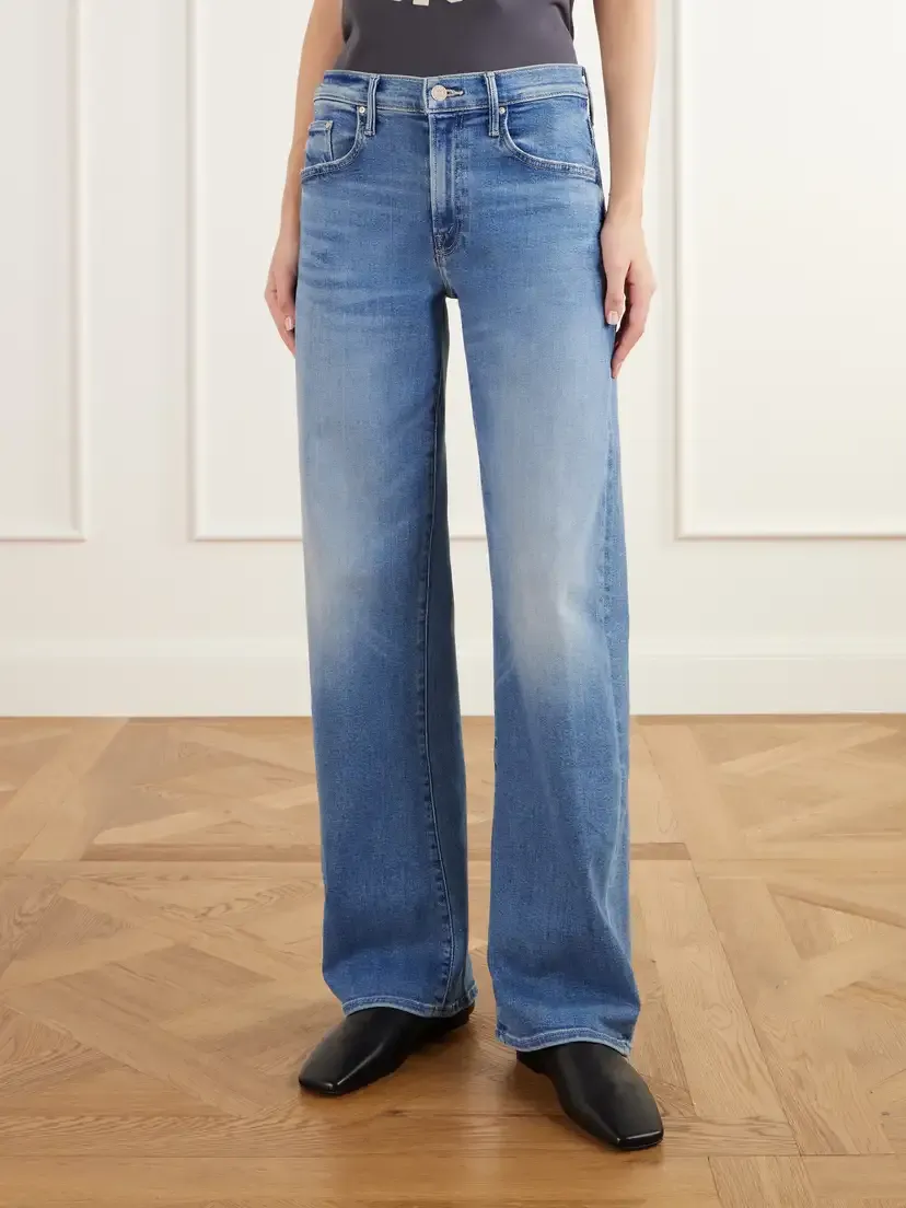 Mother The Lasso Sneak Mid-rise Wide-leg Jeans | Thumbnail 3