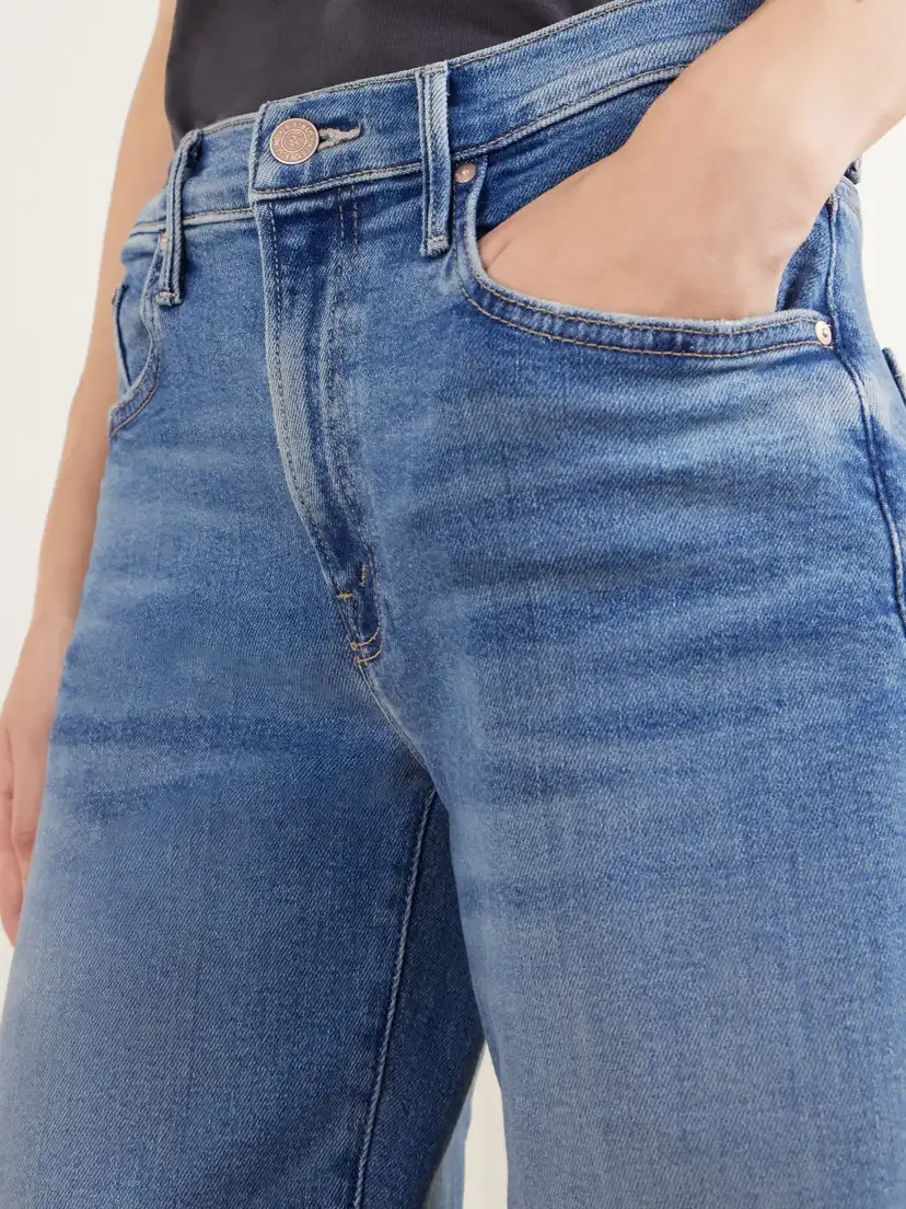 Mother The Lasso Sneak Mid-rise Wide-leg Jeans | Thumbnail 5