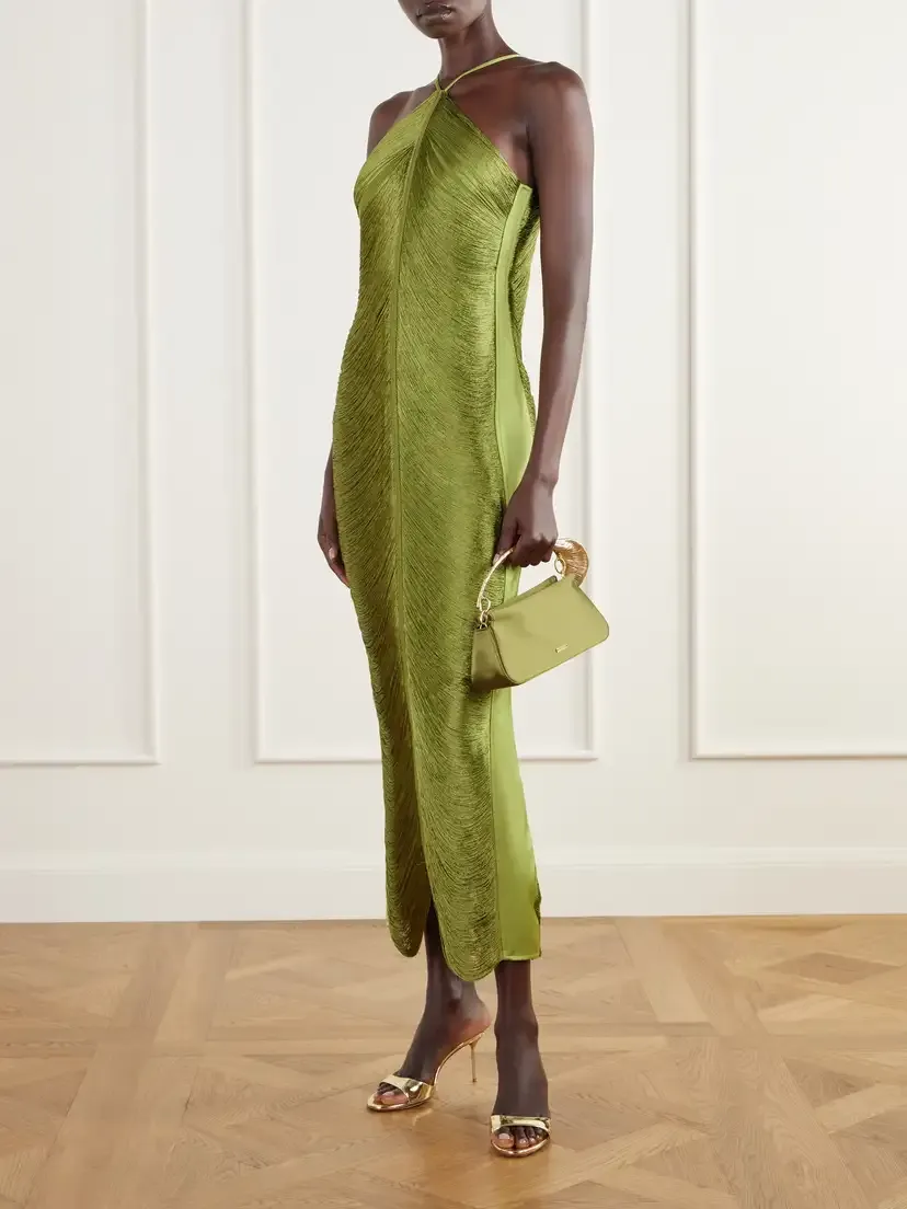 Cult Gaia Calla Gold-tone Floral-embellished Satin Top-handle Bag | Thumbnail 3 Cult Gaia Calla Gold-tone Floral-embellished Satin Top-handle Bag | Thumbnail 3