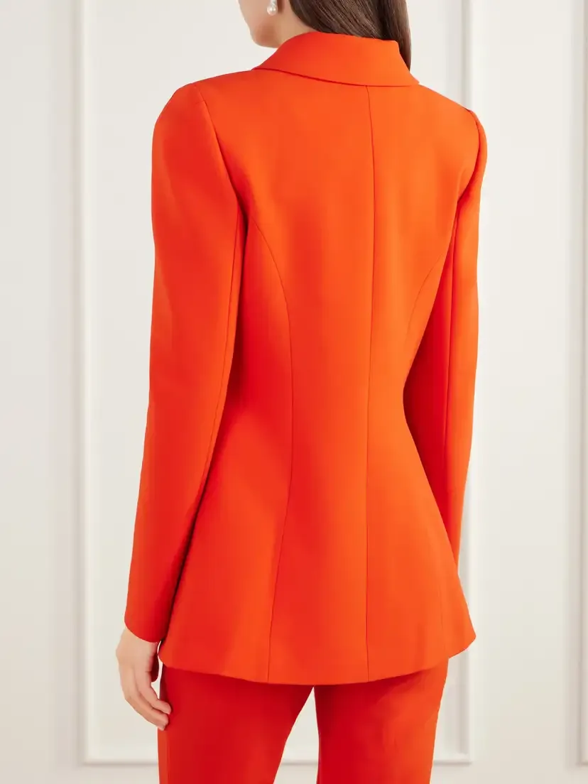 Carolina Herrera Stretch Wool-blend Twill Jacket | Thumbnail 3 Carolina Herrera Stretch Wool-blend Twill Jacket | Thumbnail 3