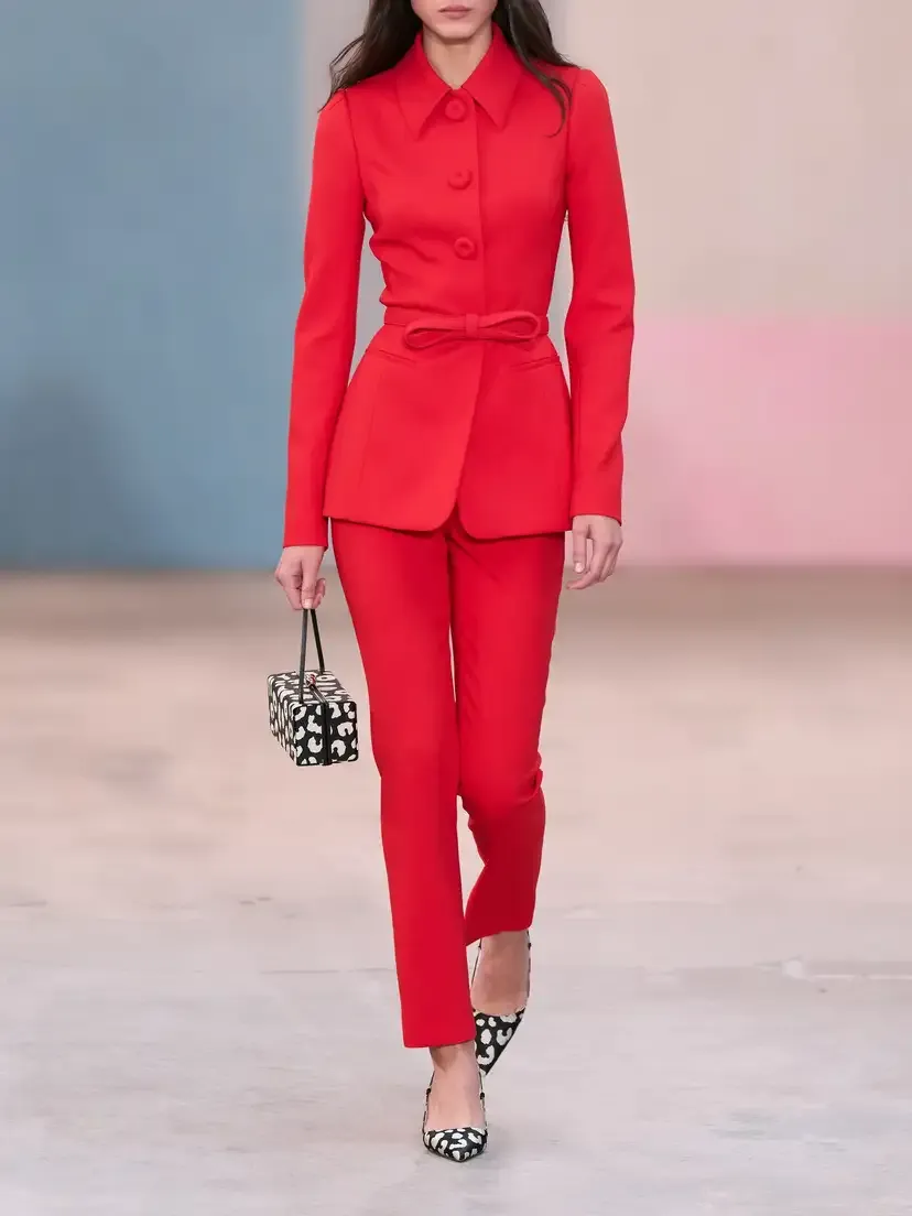 Carolina Herrera Stretch Wool-blend Twill Jacket | Thumbnail 5 Carolina Herrera Stretch Wool-blend Twill Jacket | Thumbnail 5