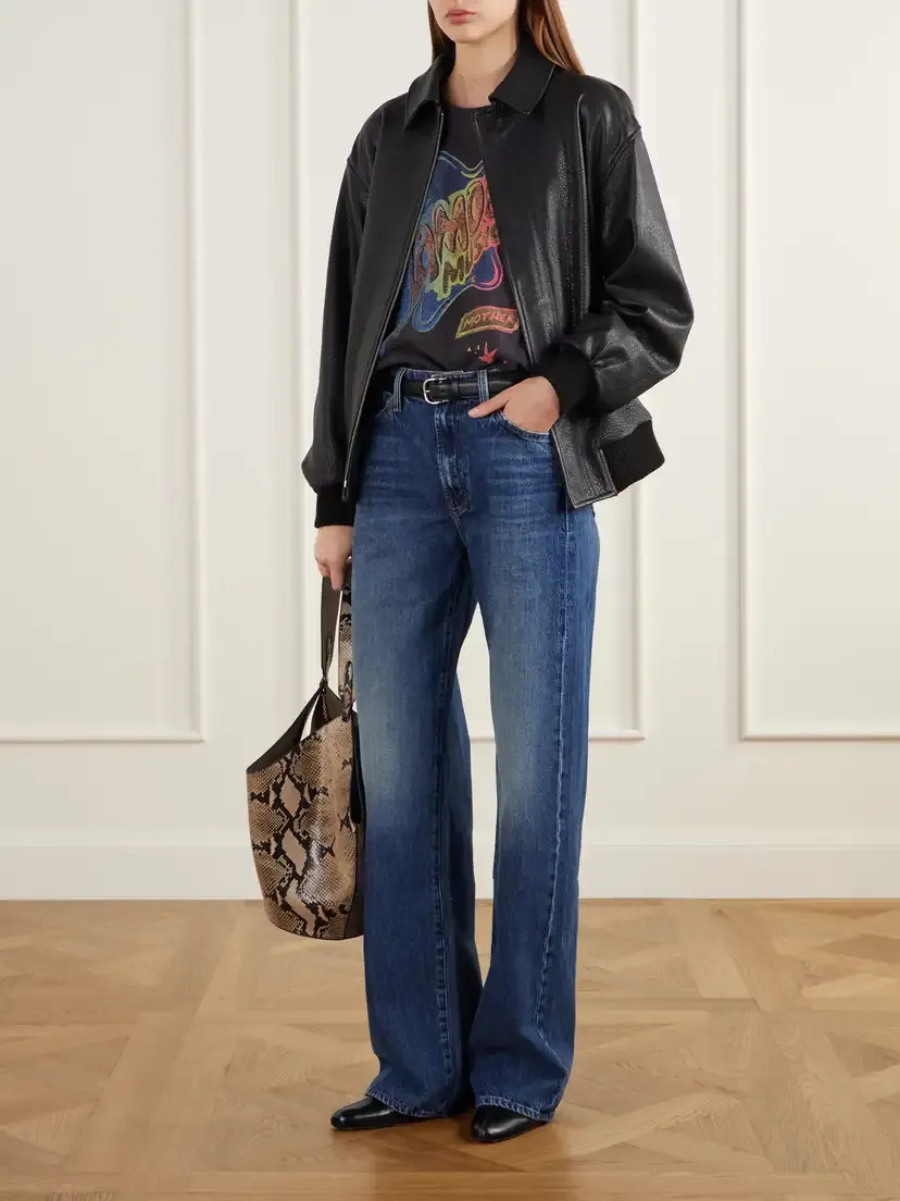 Mother Dodger Zip Heel Mid-rise Wide-leg Jeans | Thumbnail 2 Mother Dodger Zip Heel Mid-rise Wide-leg Jeans | Thumbnail 2