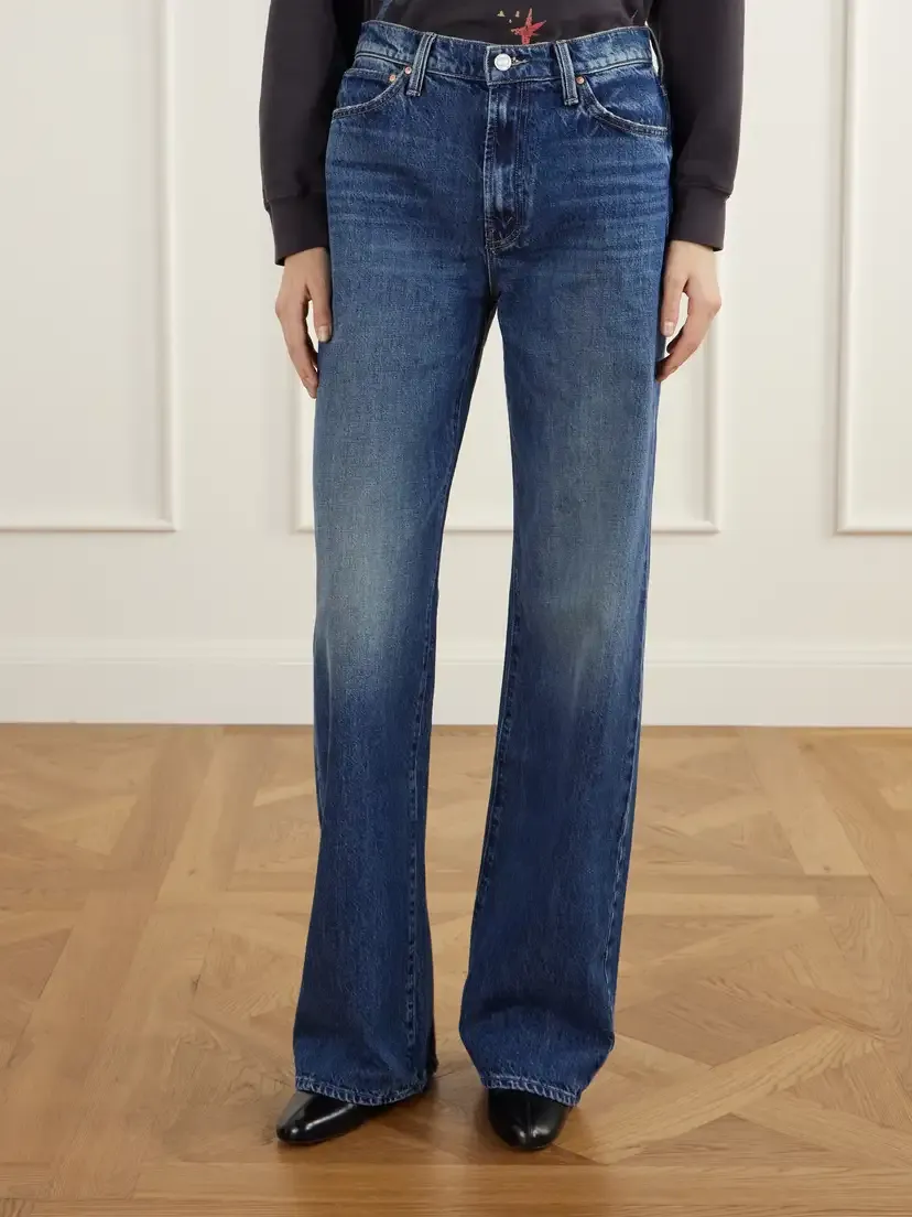Mother Dodger Zip Heel Mid-rise Wide-leg Jeans | Thumbnail 3 Mother Dodger Zip Heel Mid-rise Wide-leg Jeans | Thumbnail 3