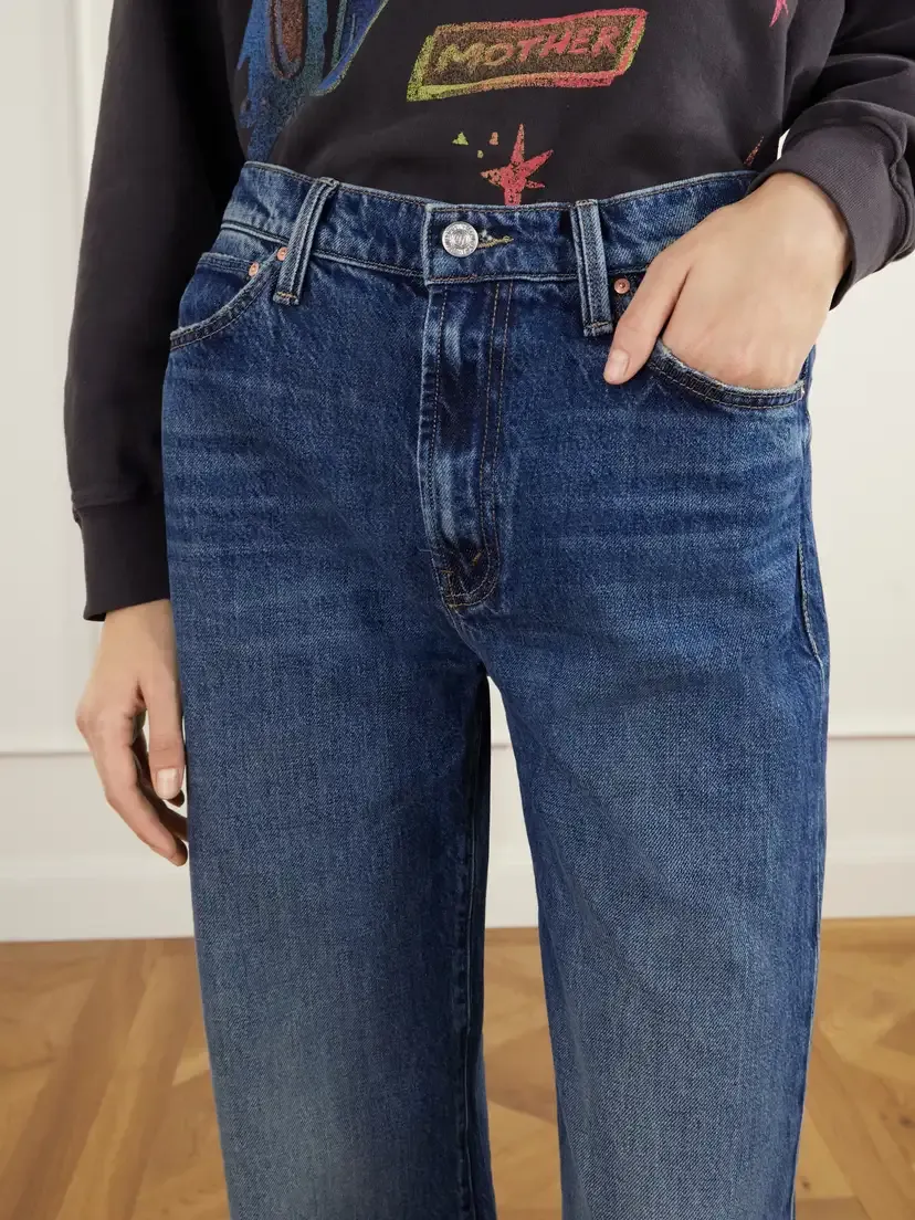 Mother Dodger Zip Heel Mid-rise Wide-leg Jeans | Thumbnail 5 Mother Dodger Zip Heel Mid-rise Wide-leg Jeans | Thumbnail 5