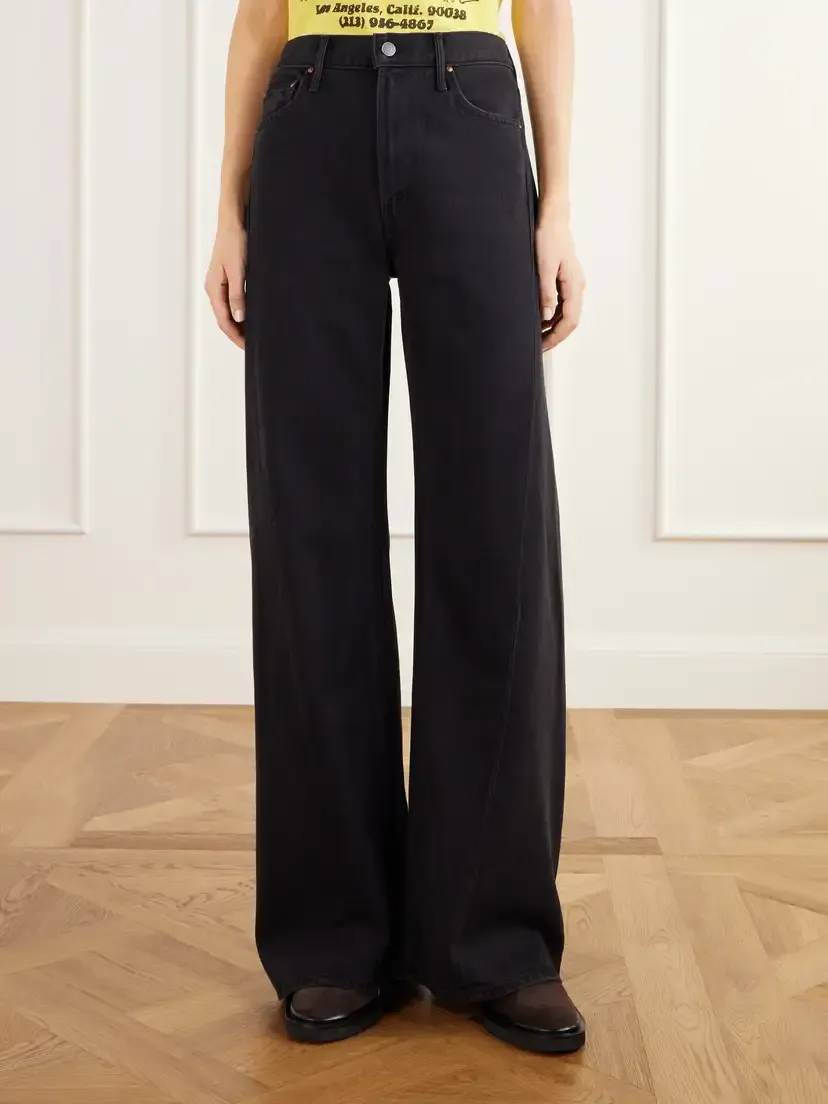 Mother Lemon Twist Mid-rise Wide-leg Jeans | Thumbnail 3