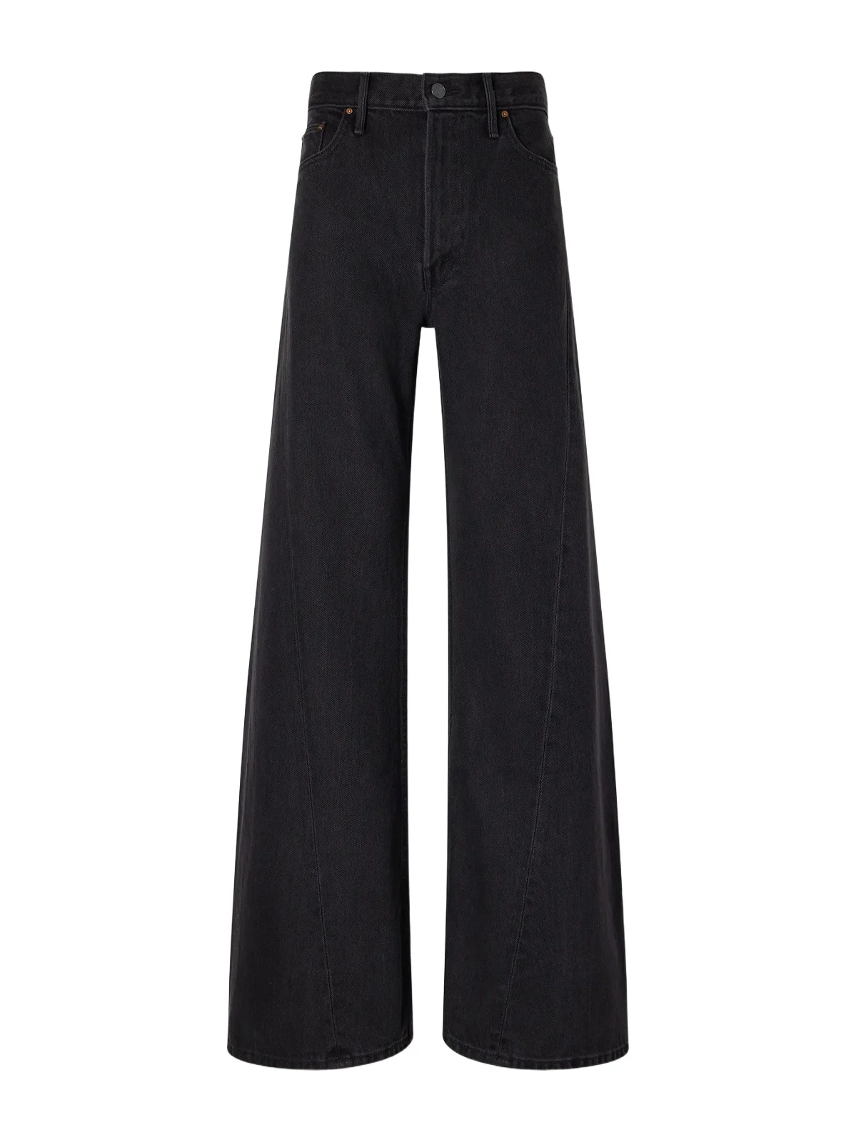 Mother Lemon Twist Mid-rise Wide-leg Jeans