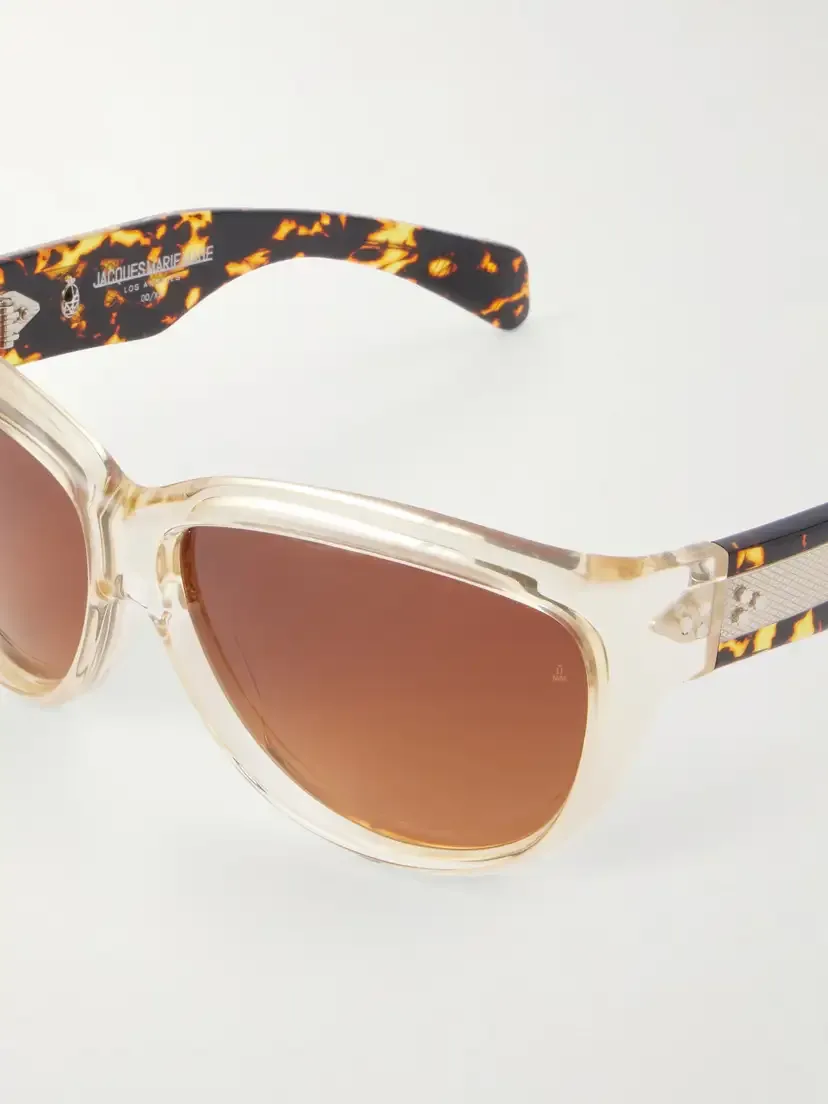 Jacques Marie Mage Ravello D-frame Tortoiseshell Acetate Sunglasses | Thumbnail 4 Jacques Marie Mage Ravello D-frame Tortoiseshell Acetate Sunglasses | Thumbnail 4