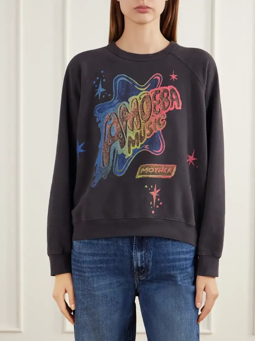 Mother Biggie Concert Printed Cotton-jersey Sweatshirt | Thumbnail 3 Mother Biggie Concert Printed Cotton-jersey Sweatshirt | Thumbnail 3