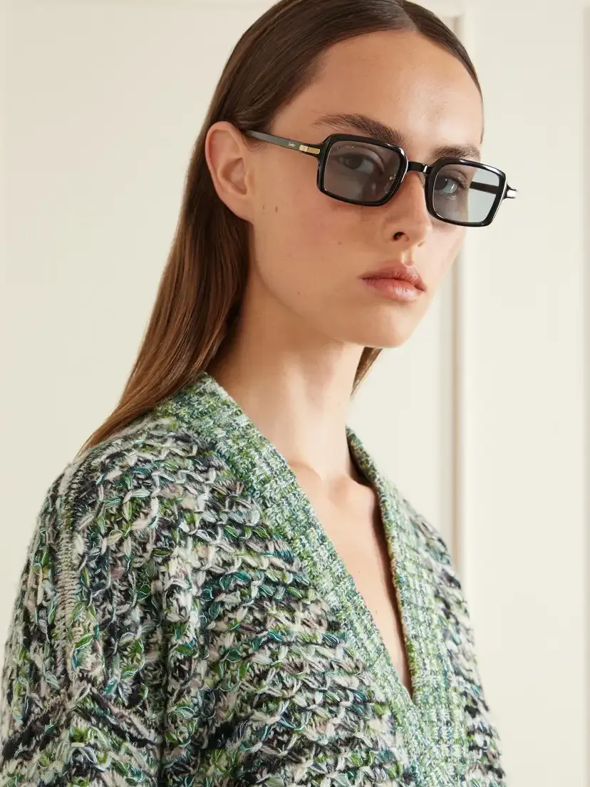Cartier Eyewear Première De Cartier Square-frame Recycled-acetate Sunglasses | Thumbnail 2 Cartier Eyewear Première De Cartier Square-frame Recycled-acetate Sunglasses | Thumbnail 2