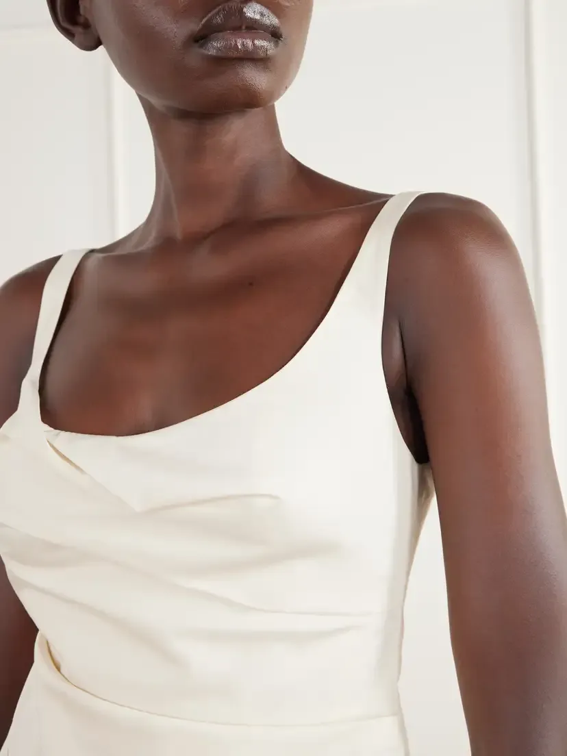 St. Agni Draped Tussah Silk-blend Bustier Top | Thumbnail 5 St. Agni Draped Tussah Silk-blend Bustier Top | Thumbnail 5