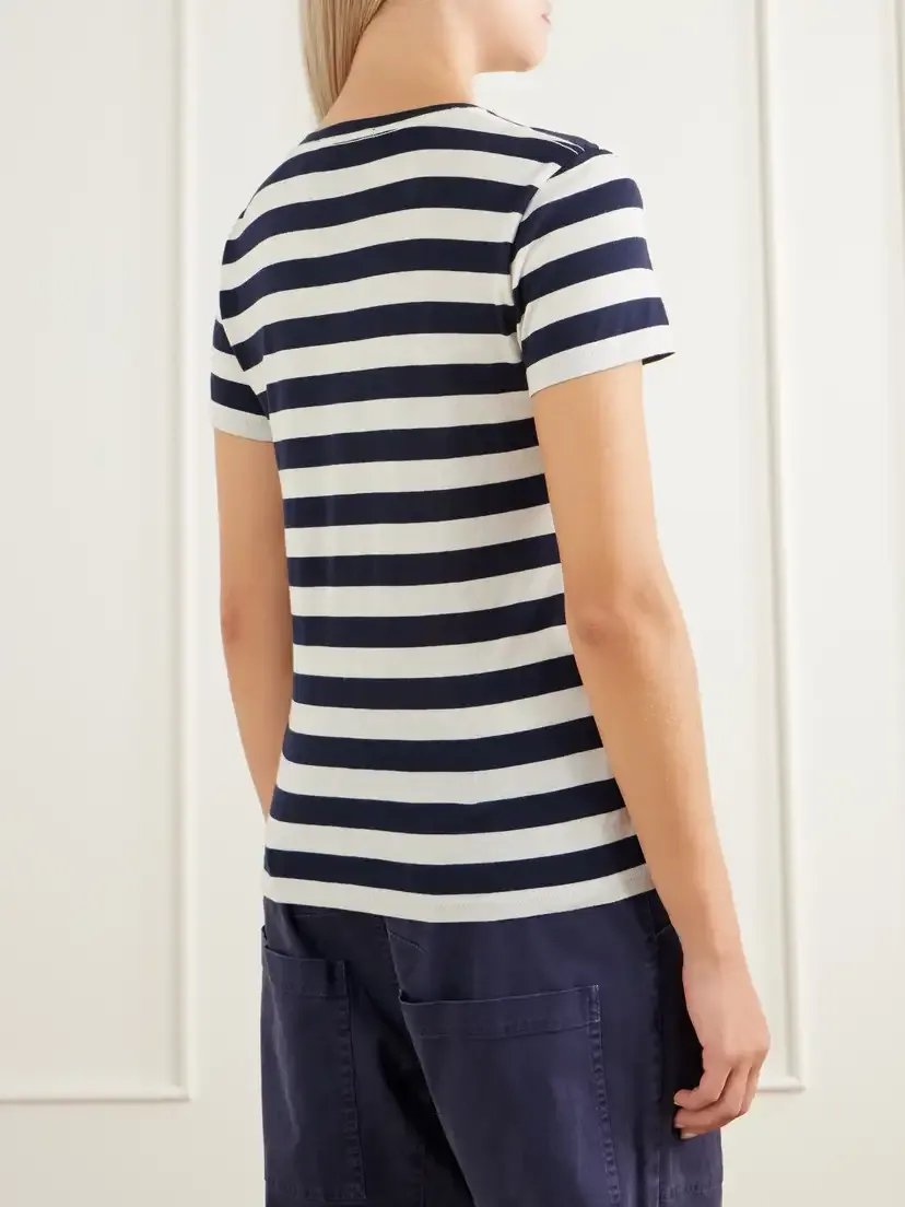 Nili Lotan Striped Cotton-jersey T-shirt | Thumbnail 4 Nili Lotan Striped Cotton-jersey T-shirt | Thumbnail 4