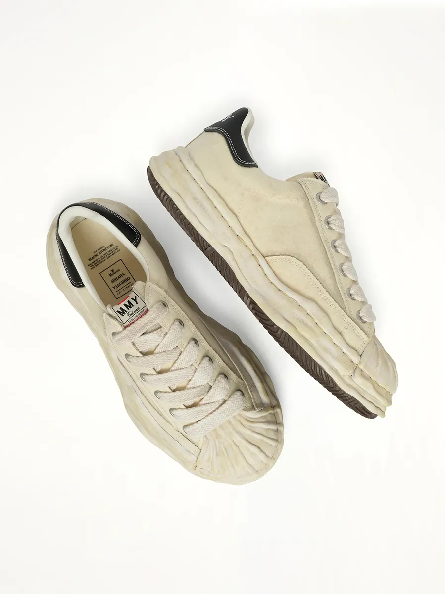 Maison MIHARA YASUHIRO Blakey Bleached Canvas Low Top Sneakers | Thumbnail 4 Maison MIHARA YASUHIRO Blakey Bleached Canvas Low Top Sneakers | Thumbnail 4