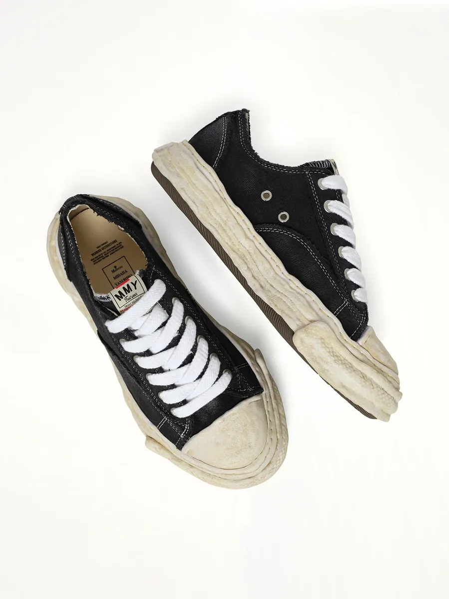 Maison MIHARA YASUHIRO Peterson23 Bleached Canvas Low Top Sneakers | Thumbnail 4 Maison MIHARA YASUHIRO Peterson23 Bleached Canvas Low Top Sneakers | Thumbnail 4