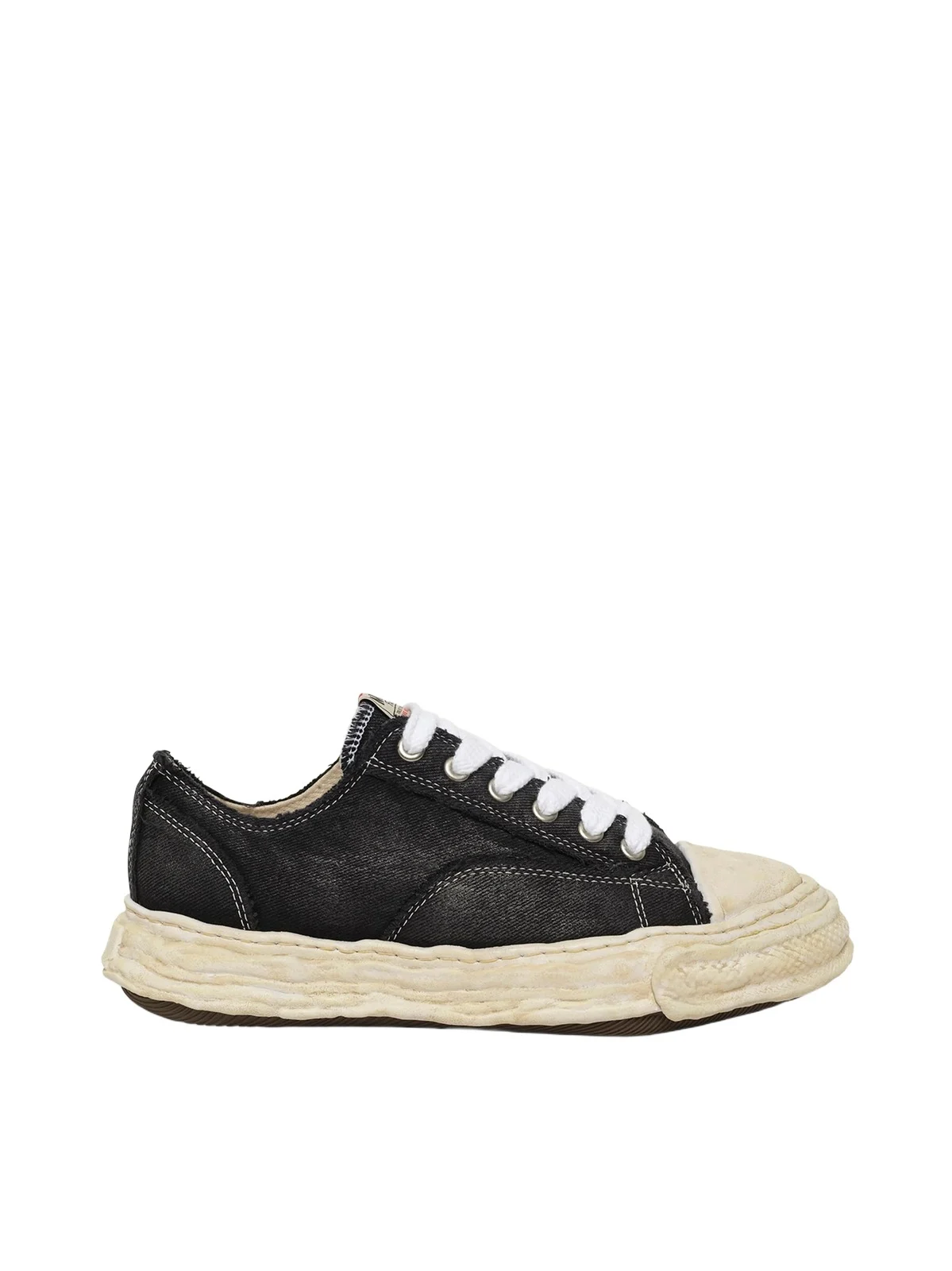 Maison MIHARA YASUHIRO Peterson23 Bleached Canvas Low Top Sneakers