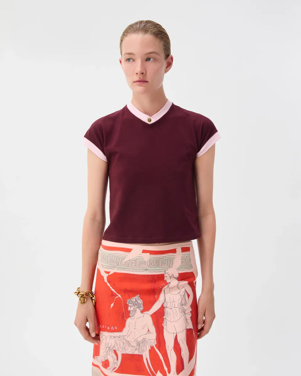 Versace Stretch Cotton-Jersey T-Shirt | Thumbnail 2
