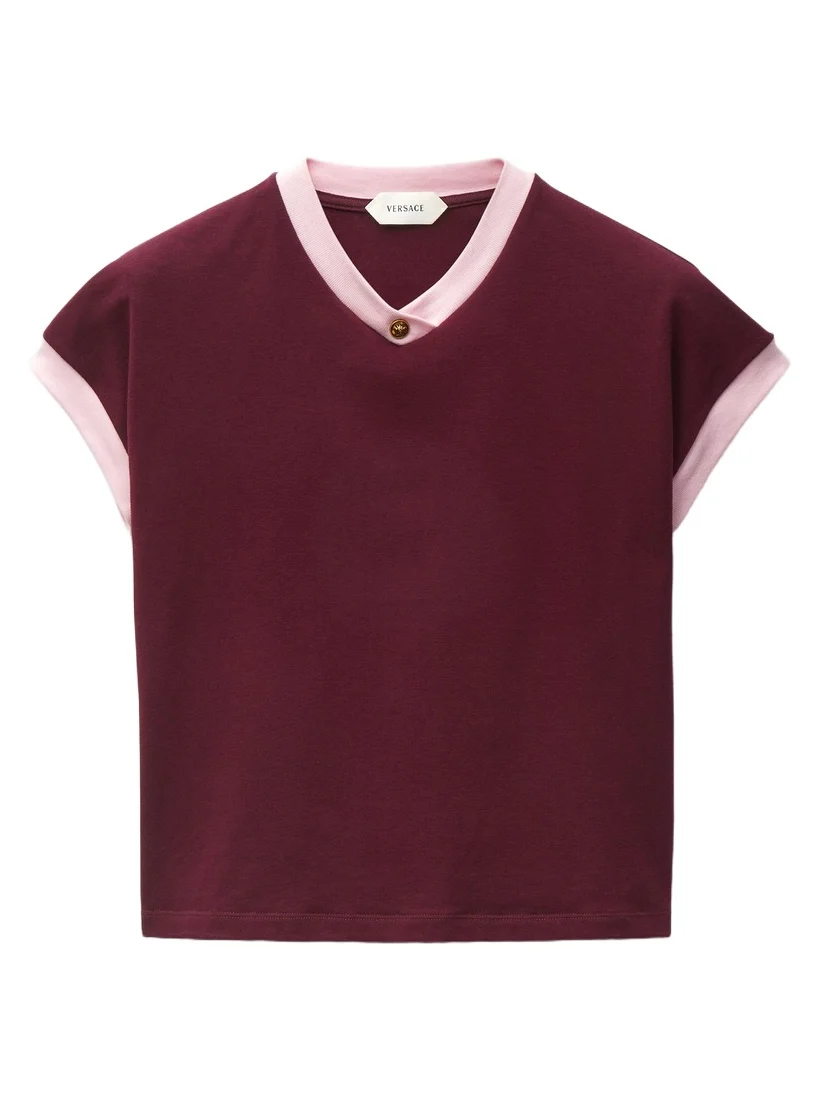 Versace Stretch Cotton-Jersey T-Shirt