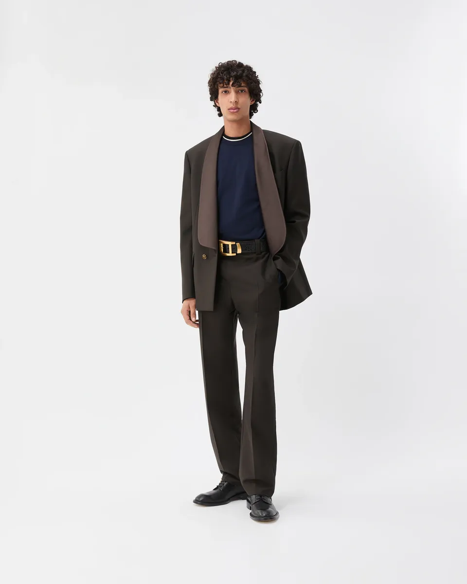 Versace Wool-Mohair Formal Pants | Thumbnail 2