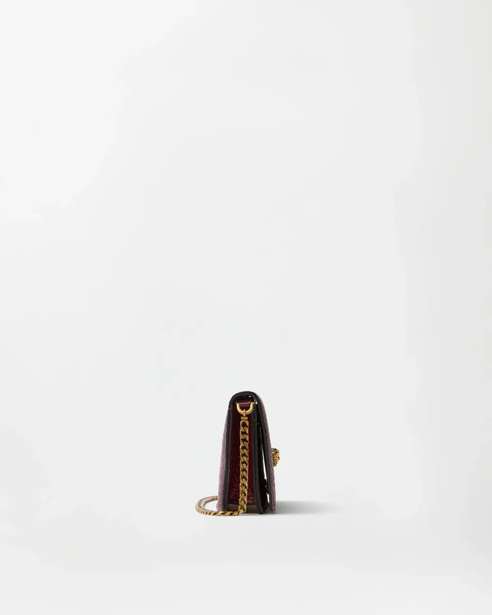 Versace Emblème Croc-Effect Leather Mini Bag | Thumbnail 2 Versace Emblème Croc-Effect Leather Mini Bag | Thumbnail 2
