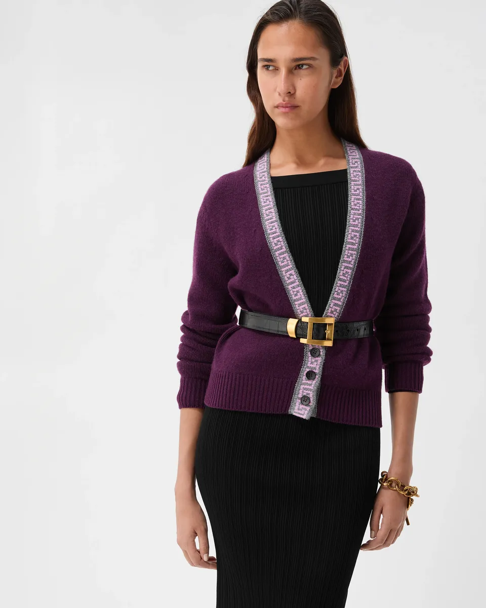 Versace Wool & Cashmere Knit Cardigan | Thumbnail 2