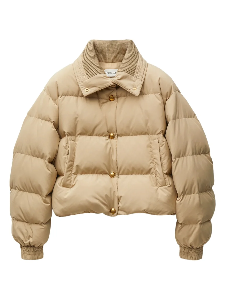 Versace Embroidered Padded Jacket