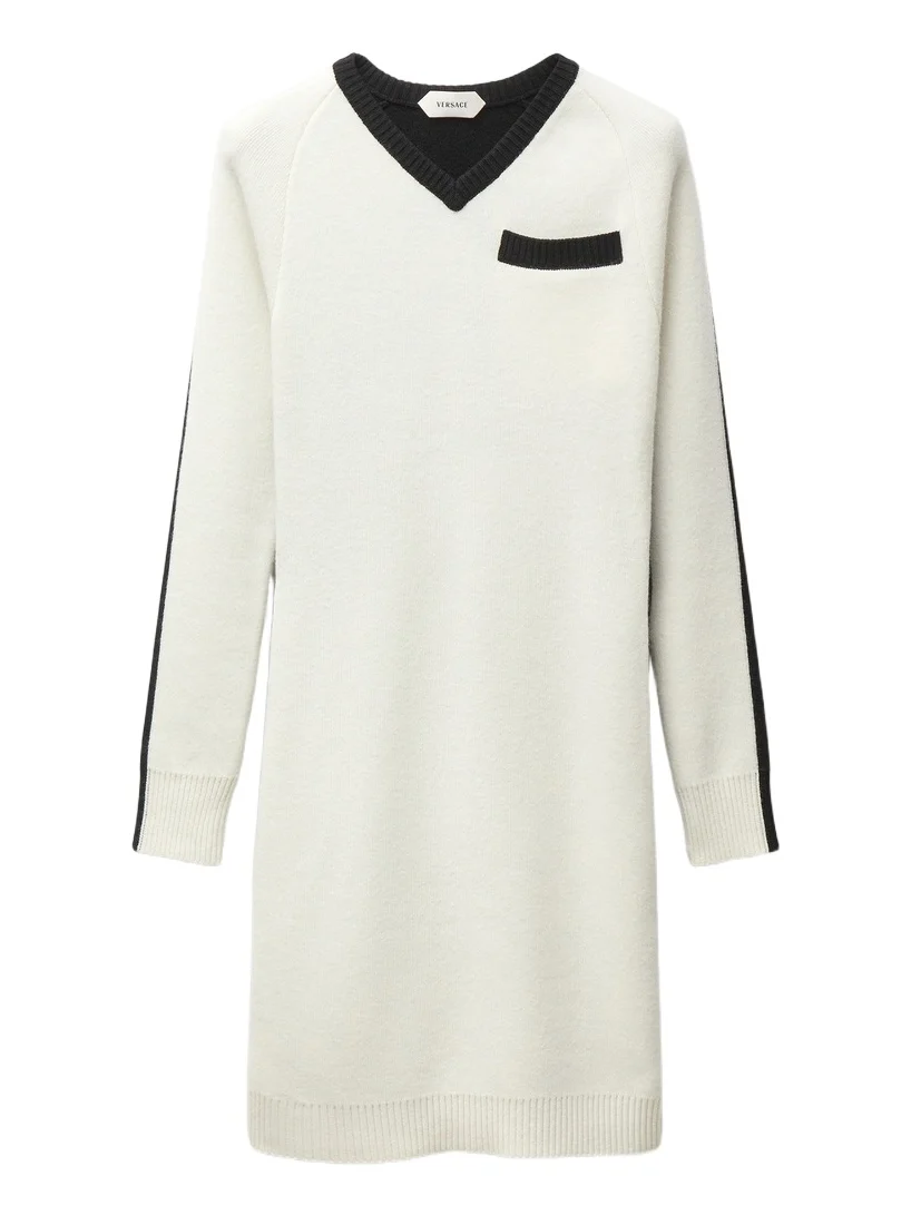 Wool & Cashmere Knit Mini Dress