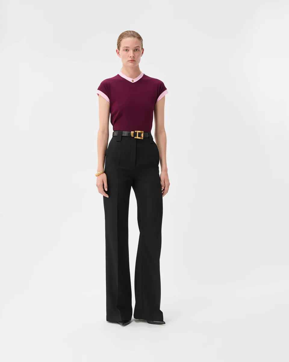Versace Grain De Poudre Wool Pants | Thumbnail 2