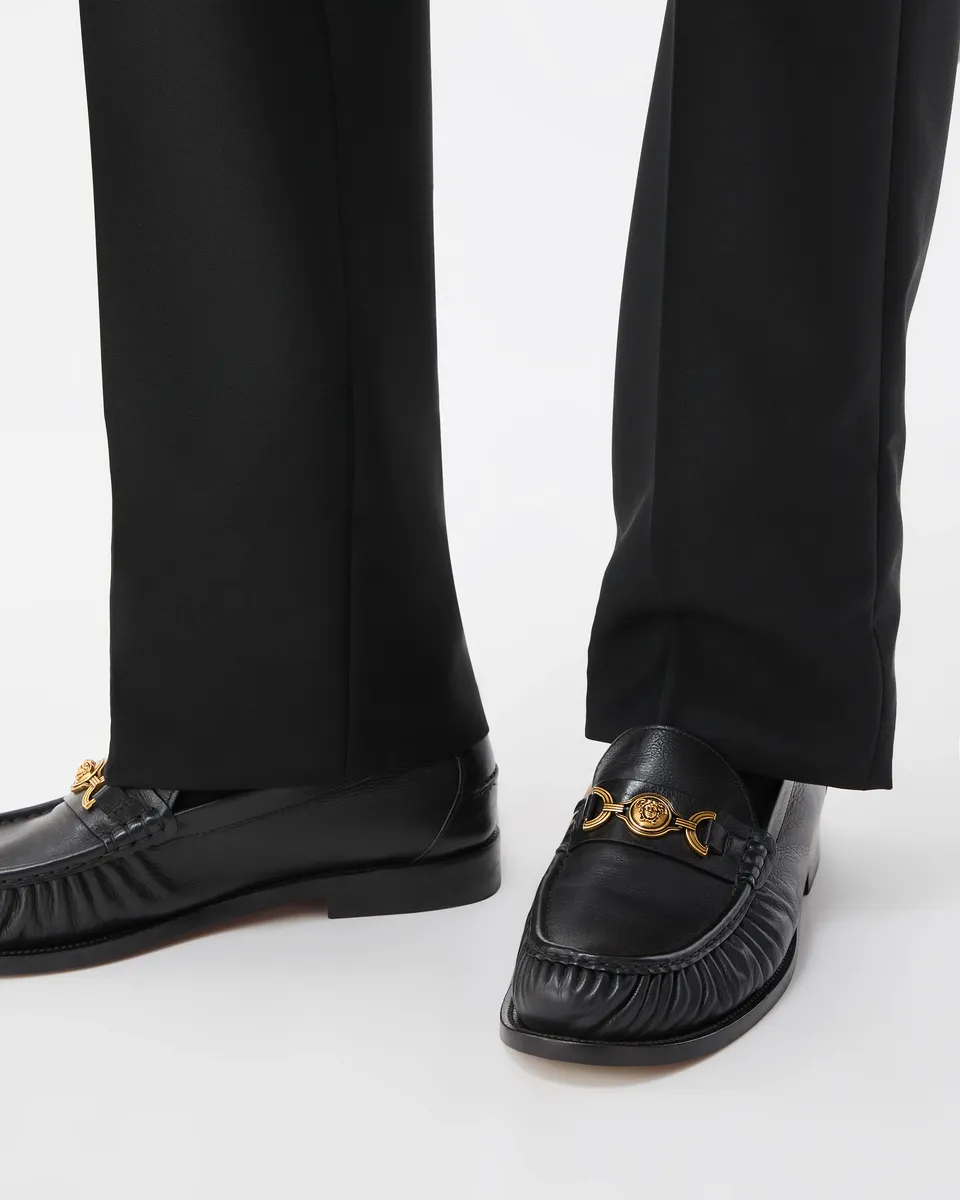 Versace Adrian Leather Loafers | Thumbnail 2