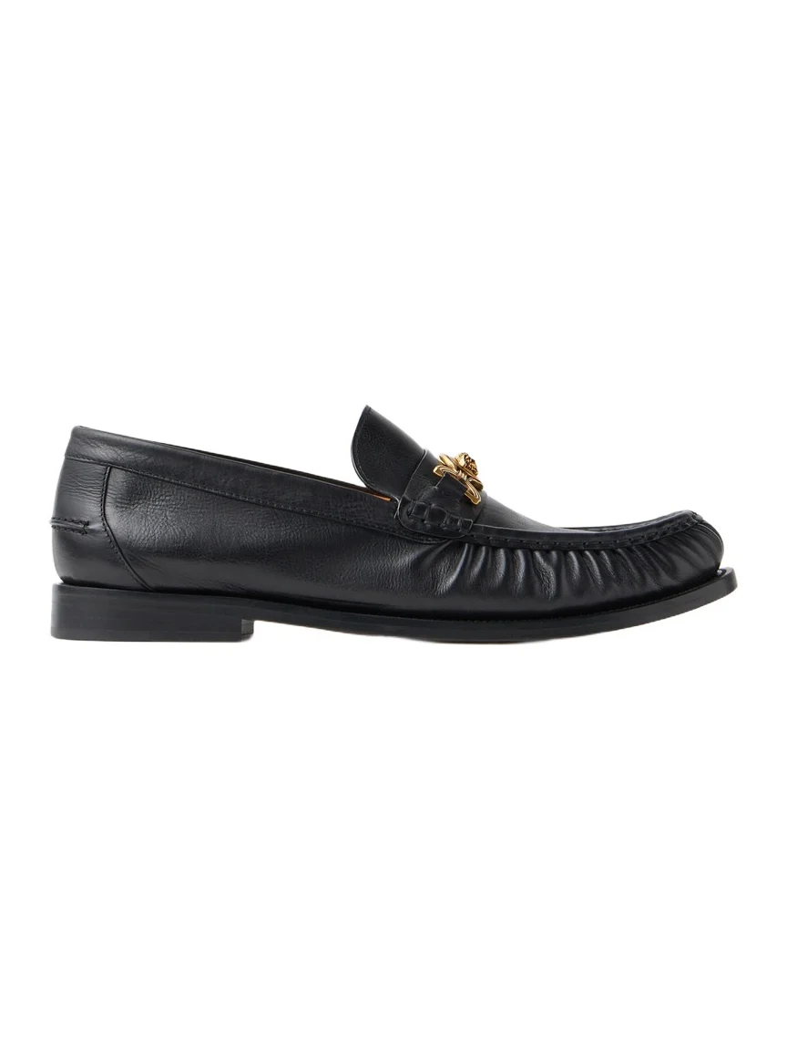 Versace Adrian Leather Loafers