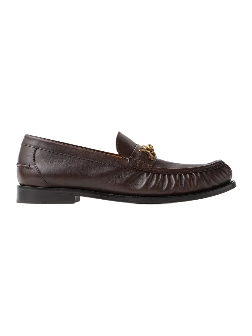 Versace Adrian Leather Loafers