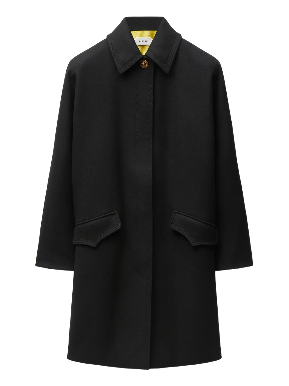 Versace Double-Wool Light Felted Coat