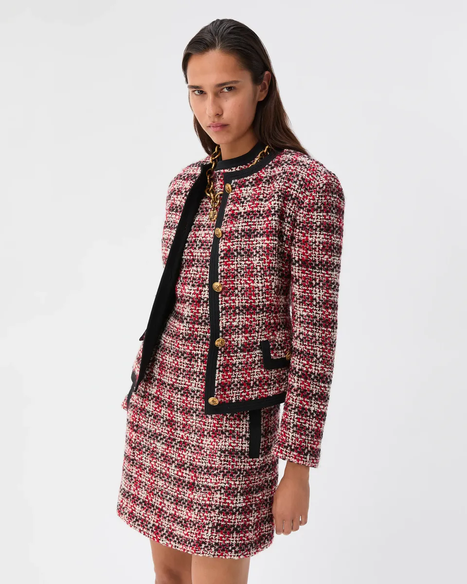 Versace Tweed Cardigan Jacket | Thumbnail 2