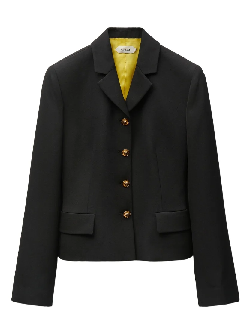 Versace Grain de Poudre Wool Blazer