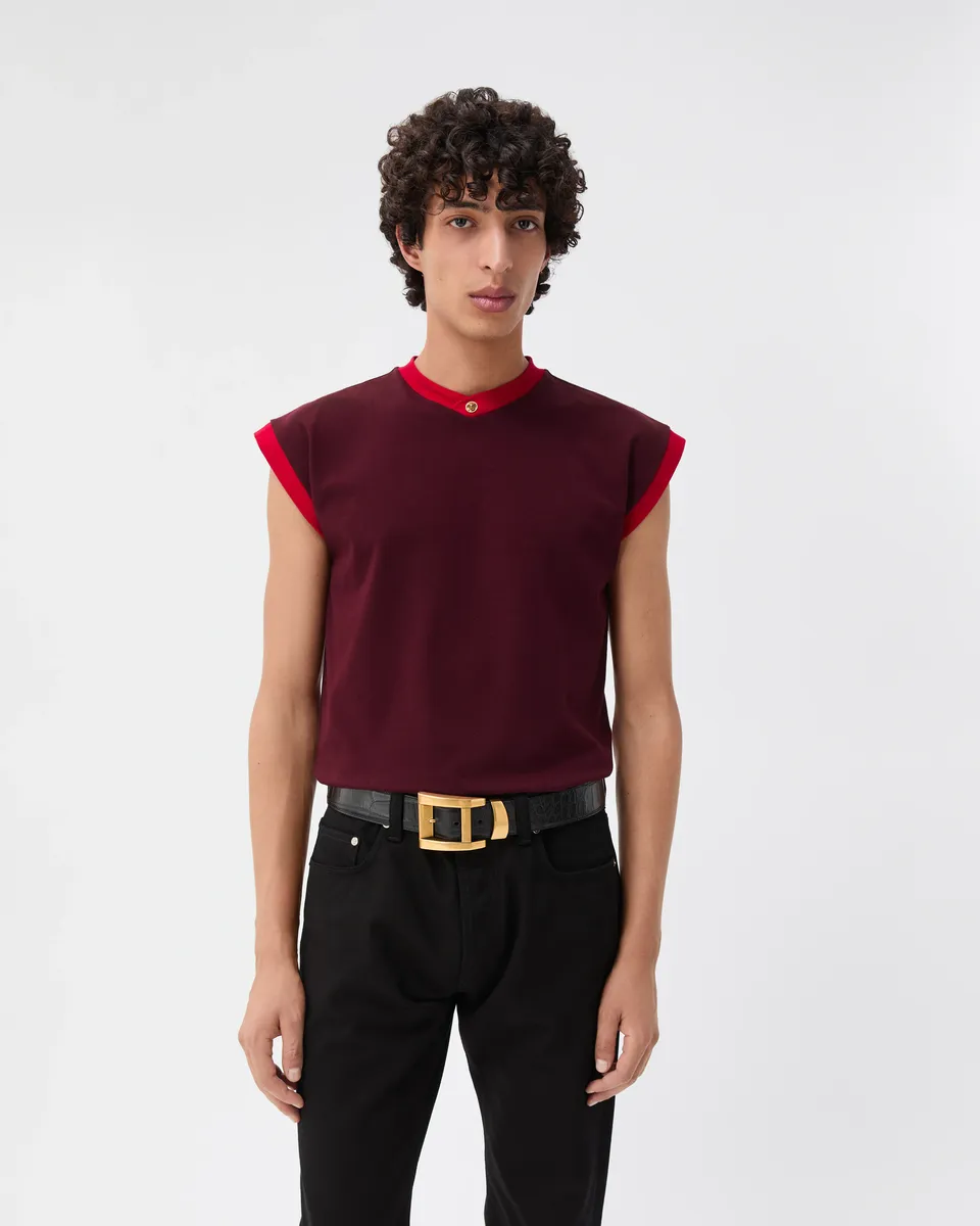 Versace Stretch Cotton-Jersey Slim T-Shirt | Thumbnail 2 Versace Stretch Cotton-Jersey Slim T-Shirt | Thumbnail 2