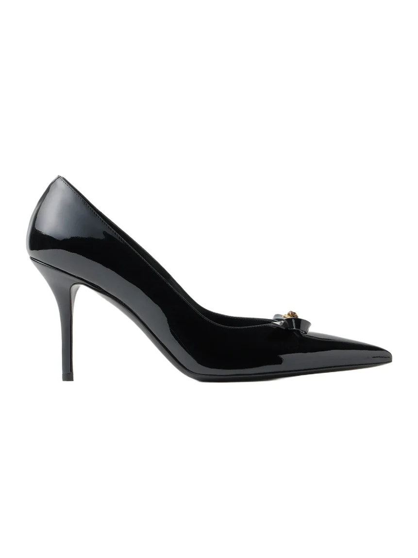 Versace Camille Patent Leather Pumps 85 mm